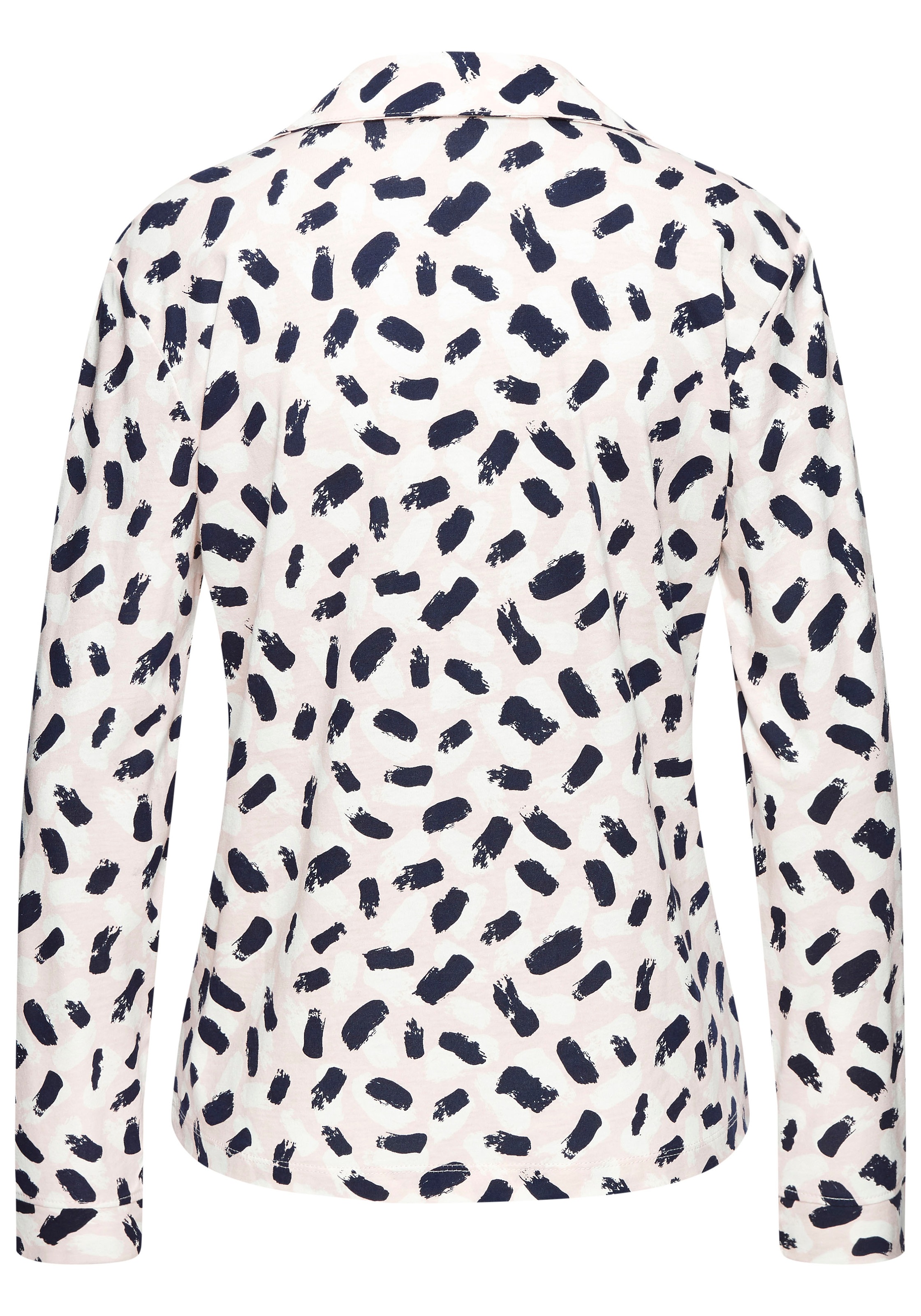 s.Oliver Pyjamaoberteil 1-teilig,  mit schönem Alloverdruck