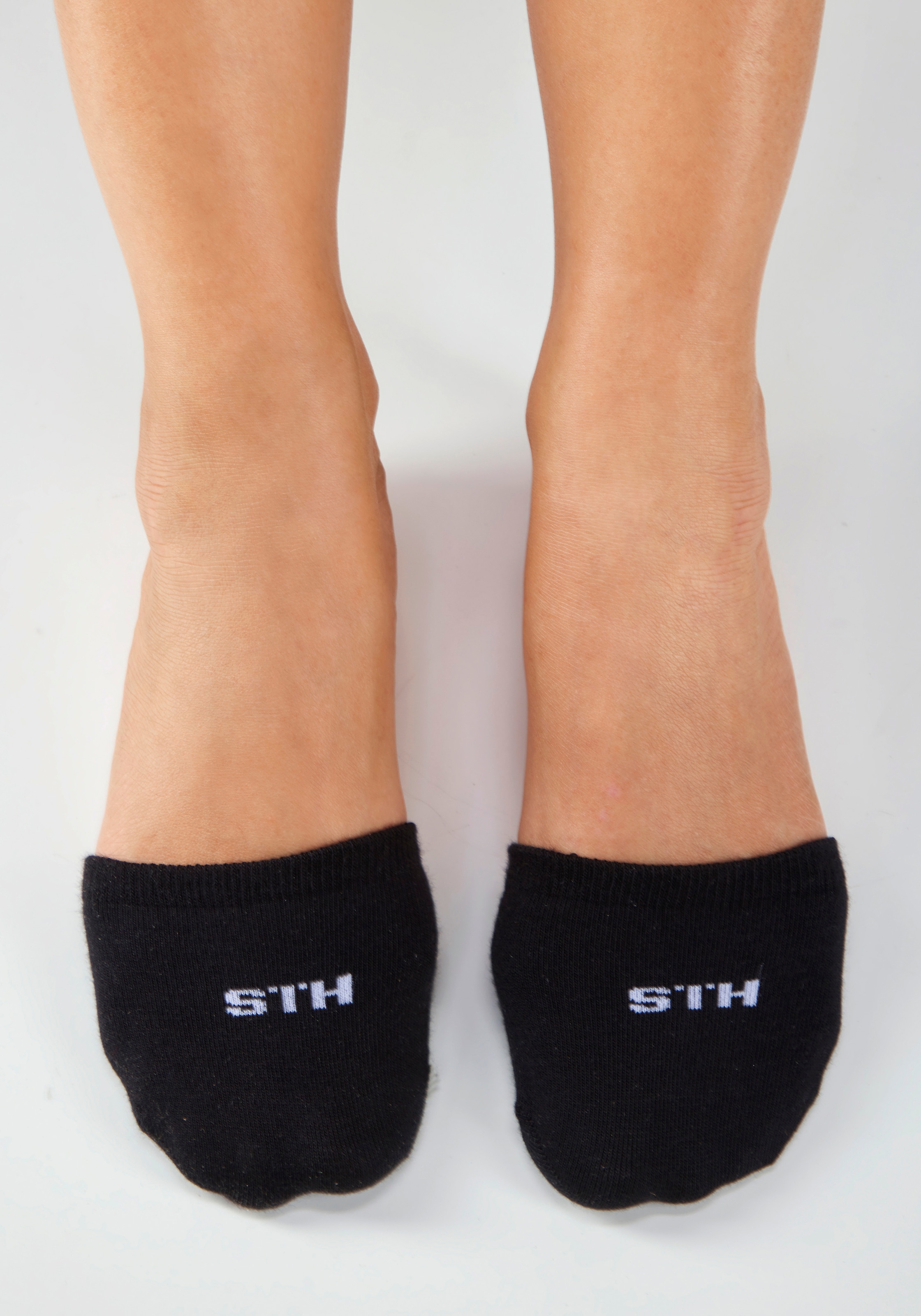 H.I.S Zehlinge »Damen Zehentopper, Zehensocken, Halbsocken mit Baumwolle« Packung, one size, 3 Paar tlg. halbe Socken für Pantoletten