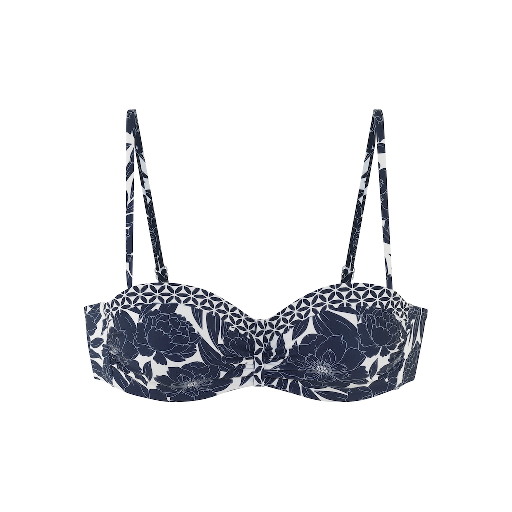 Sunseeker Bügel-Bandeau-Bikini-Top »Blossom«, im Muster-Mix
