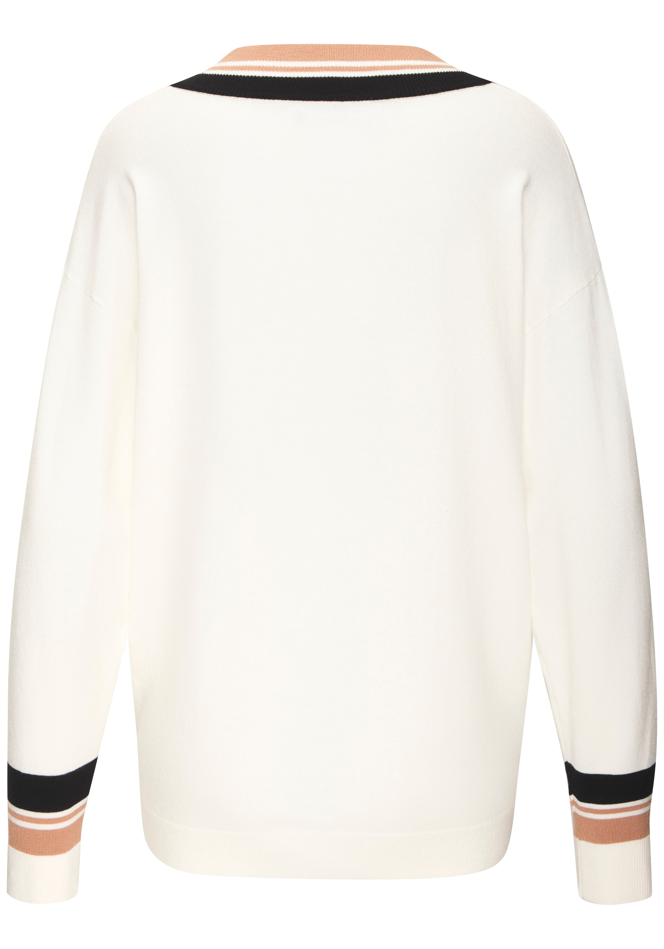 French Connection Pull en tricot mit Kontraststreifen