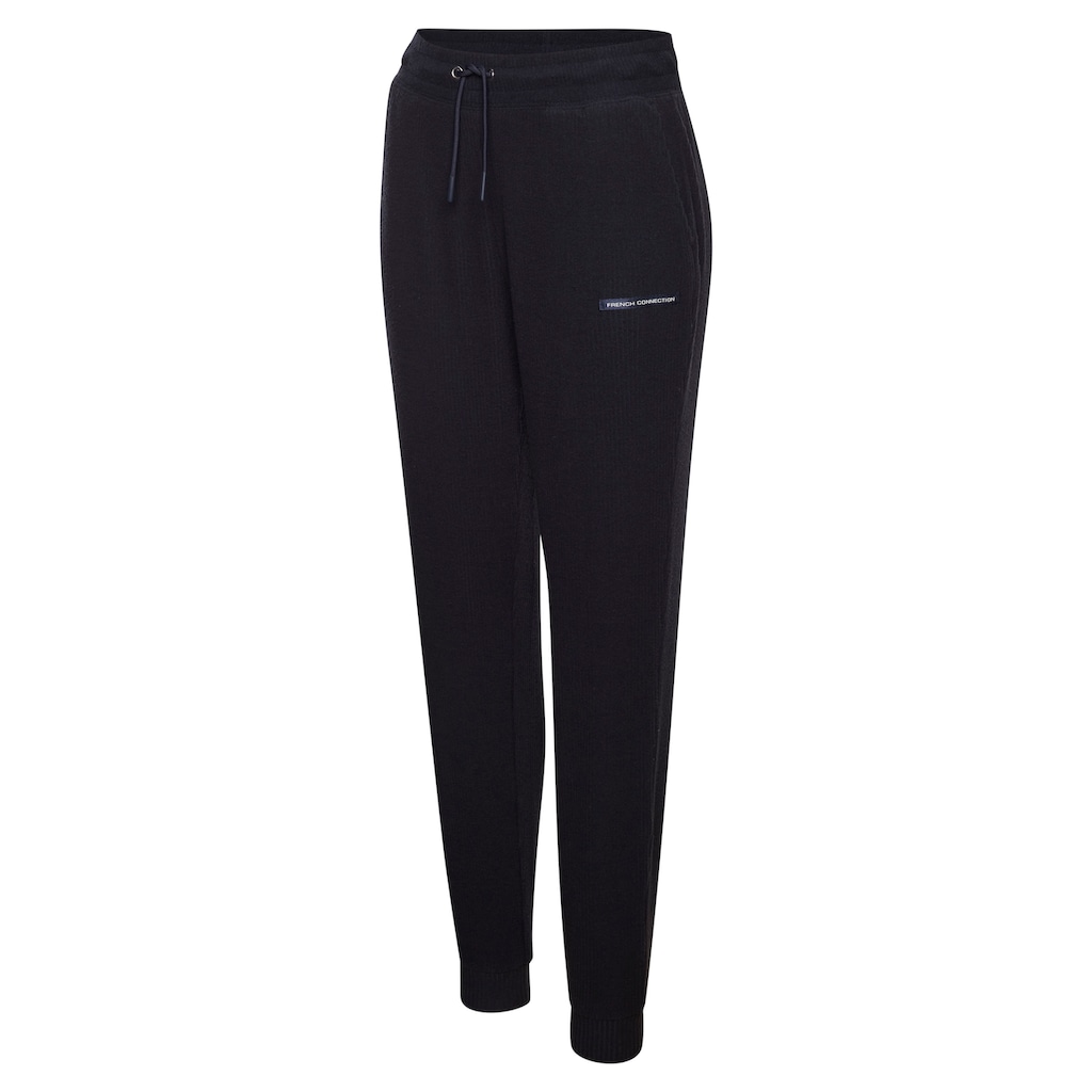 French Connection Sweathose, aus weicher Rippstruktur, Loungewear