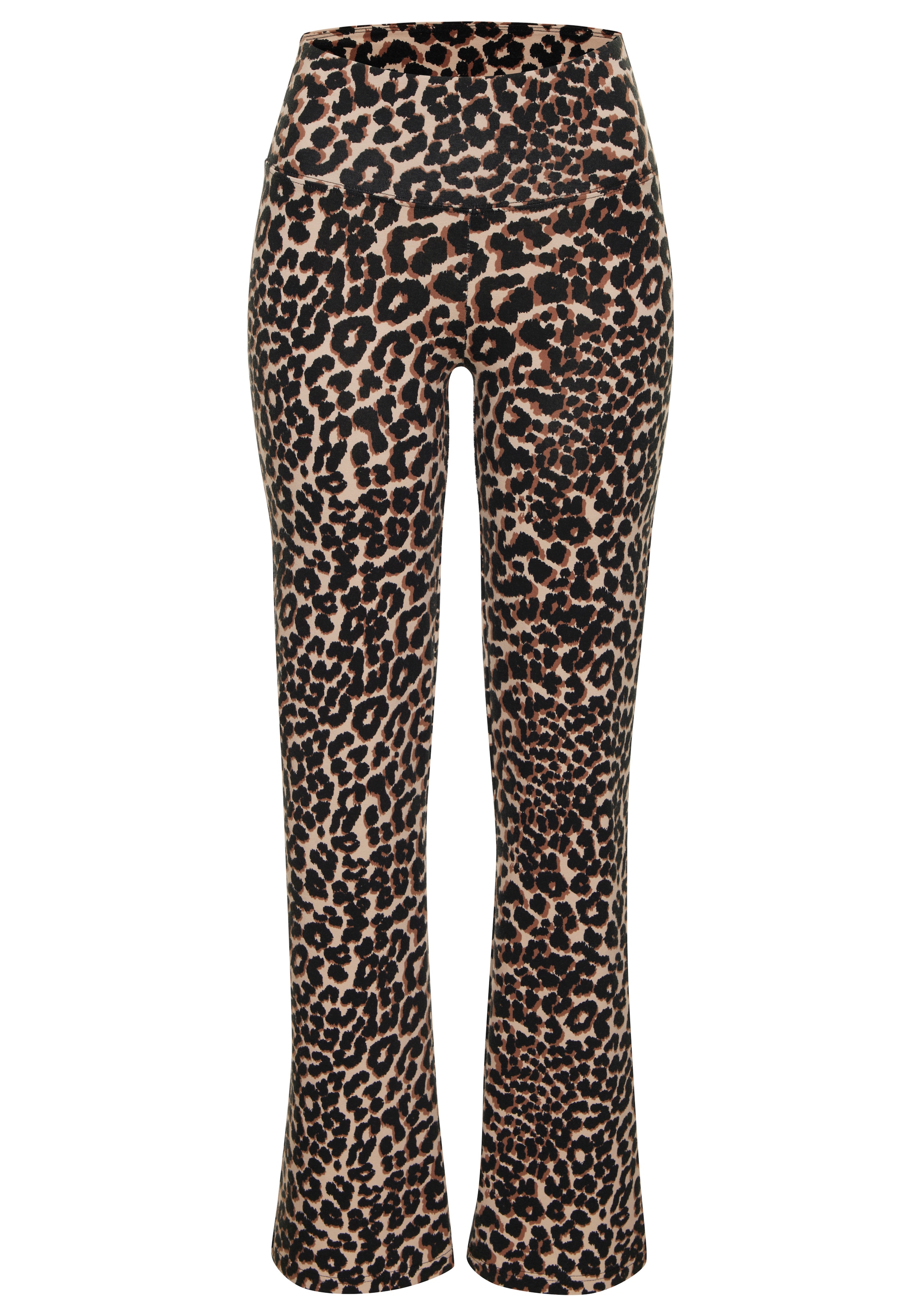 LASCANA ACTIVE Leggings  large bord-côte et jambes évasées