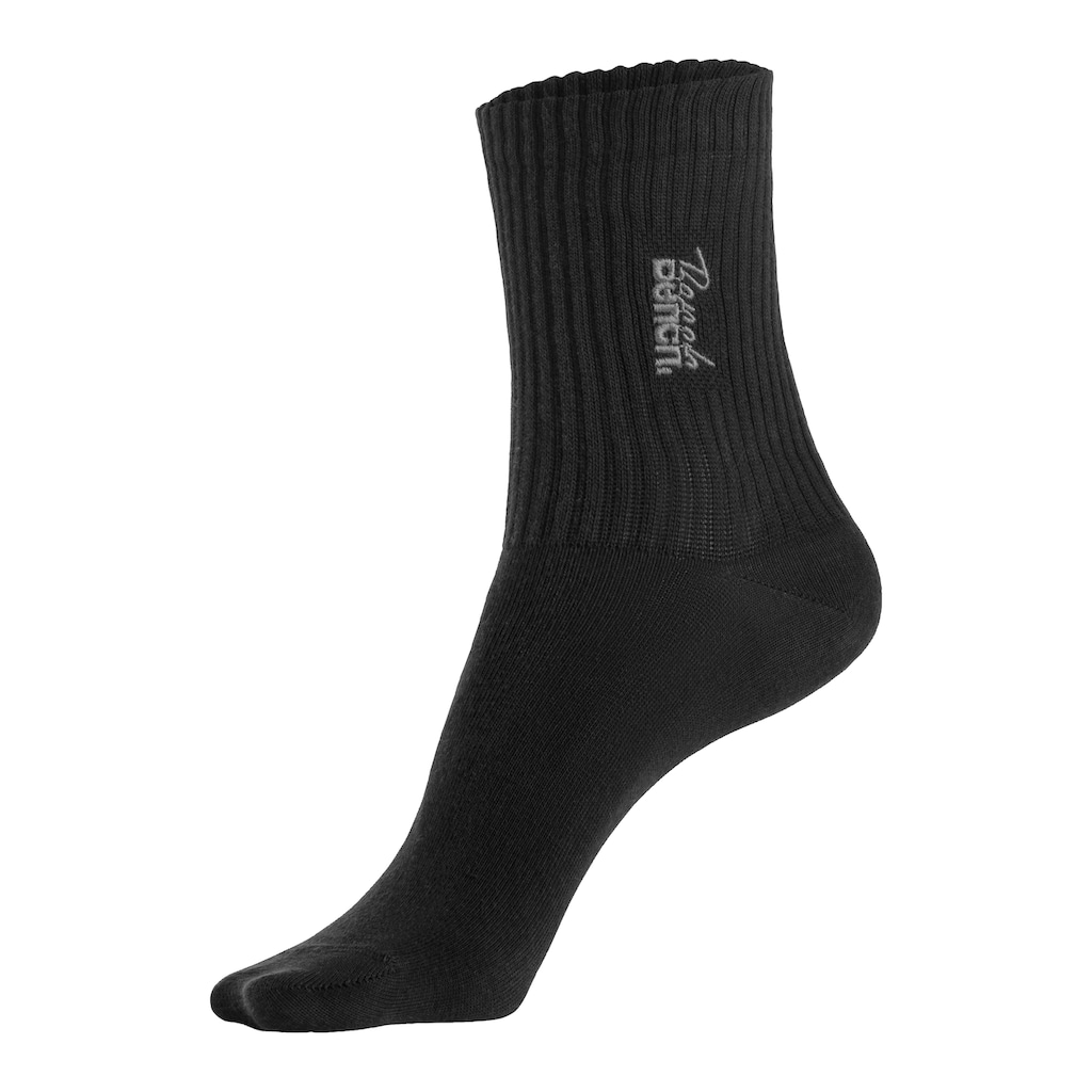 Bench. Basicsocken, (Packung, 3 Paar), mit Bench Stickerei