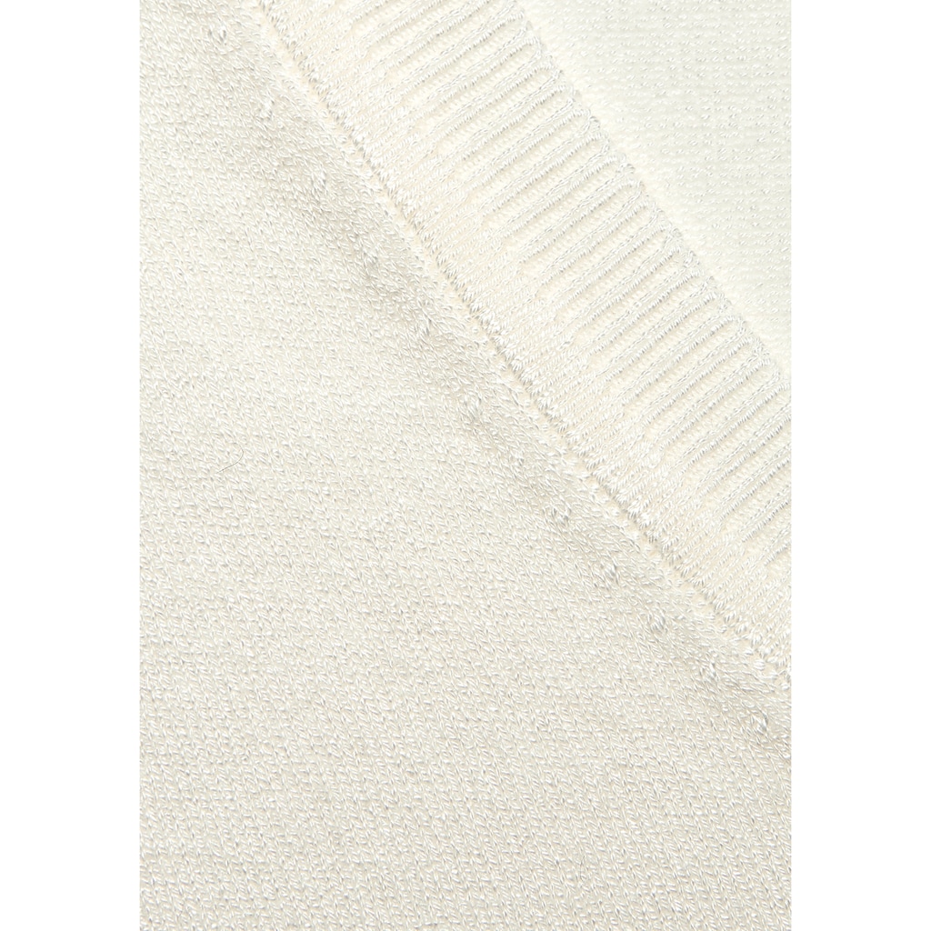 Vivance V-Ausschnitt-Pullover, in taillierter Form, weicher Strickpullover, Basic, klassisch