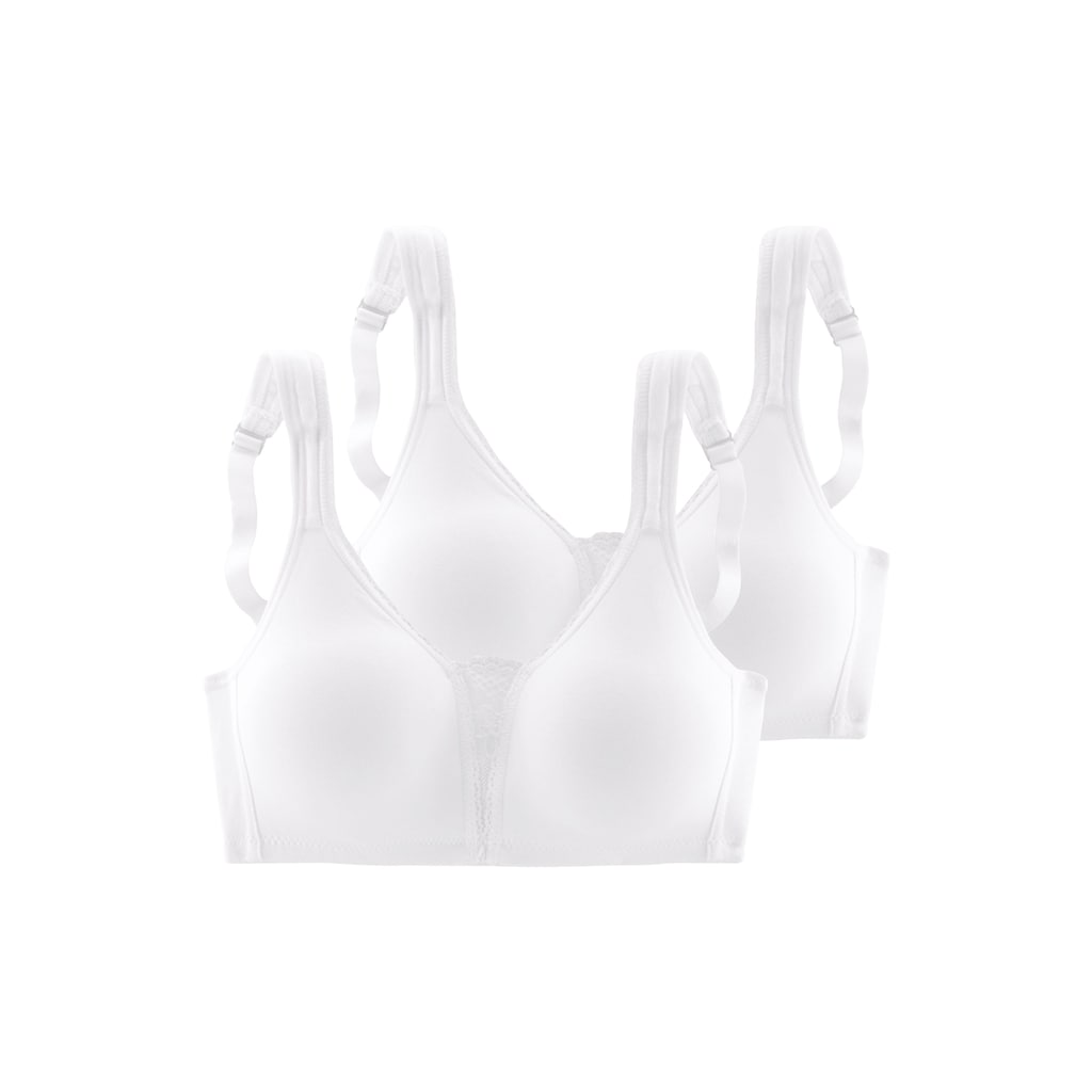petite fleur Soft-BH, ohne Bügel mit Spitzen-Details
