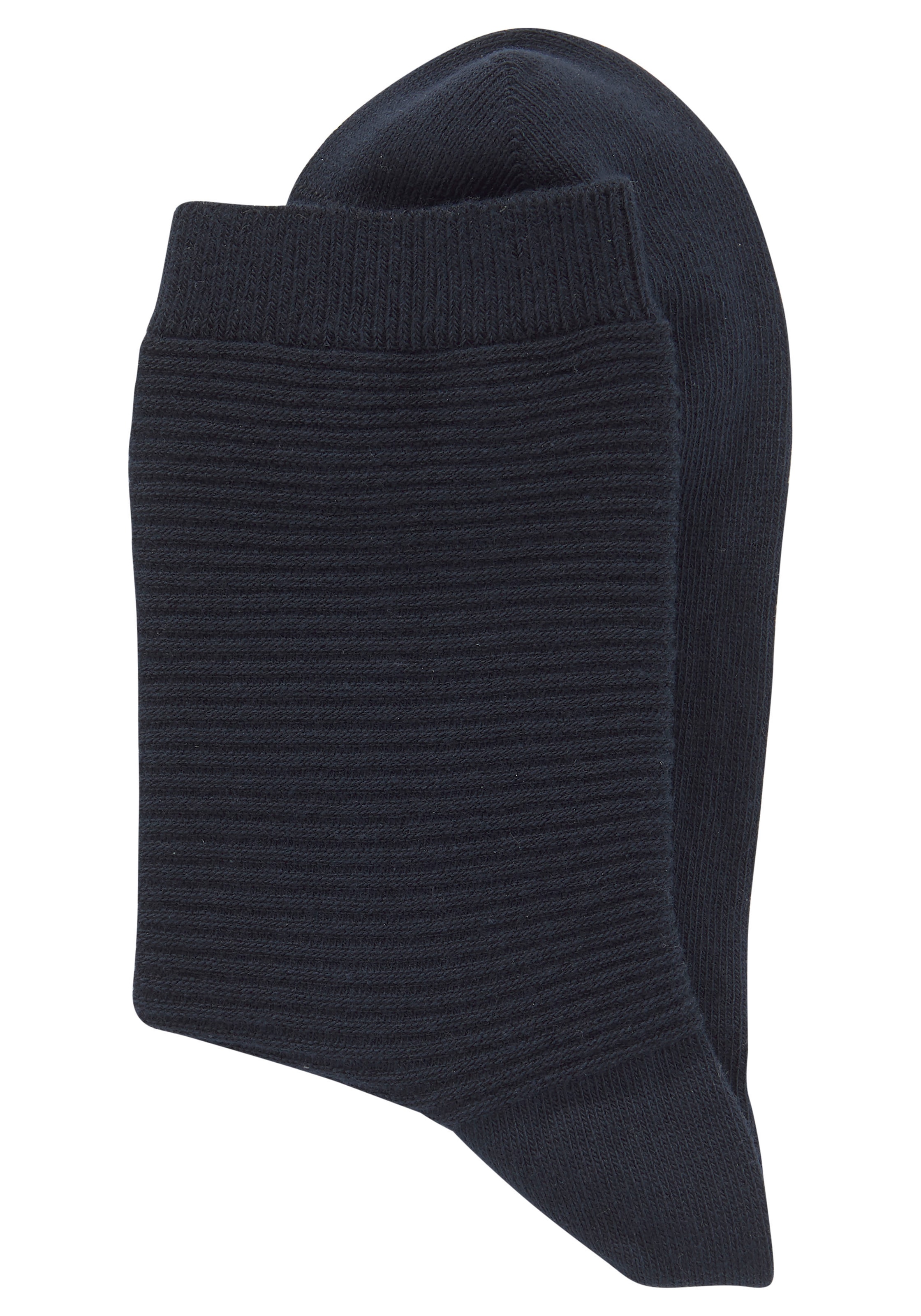 Bench. Basicsocken, (Packung, 6 Paar), in Rippstruktur