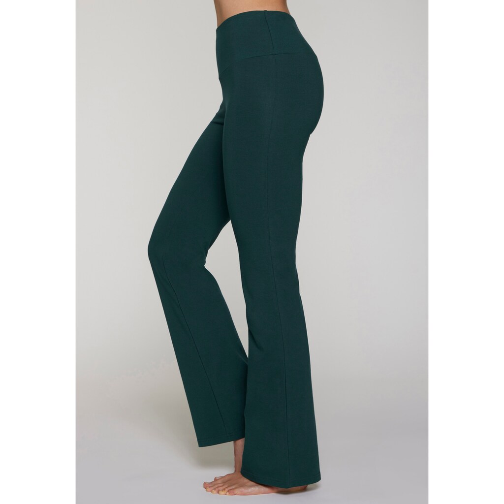 LASCANA ACTIVE Jazzpants, mit breitem Bündchen