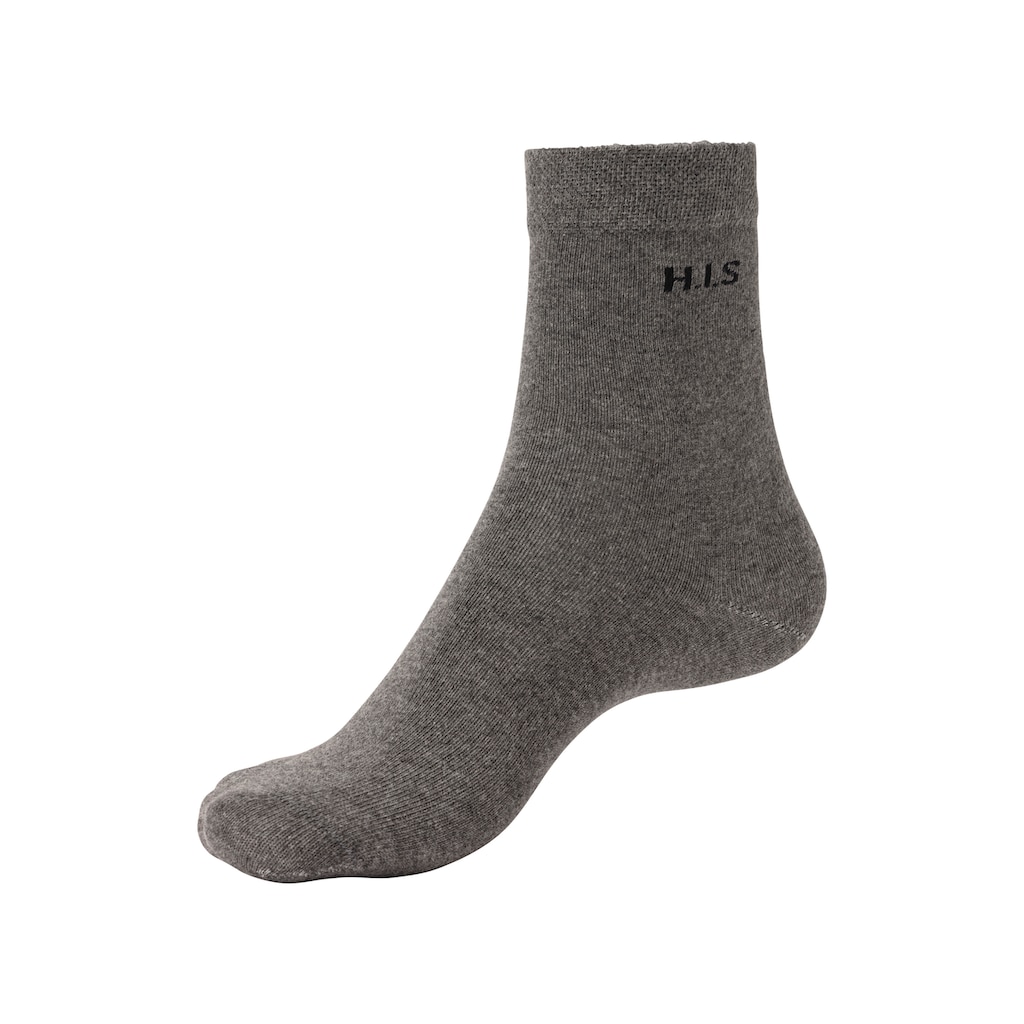 H.I.S Socken, (Packung, 4 Paar), ohne einschneidendes Bündchen