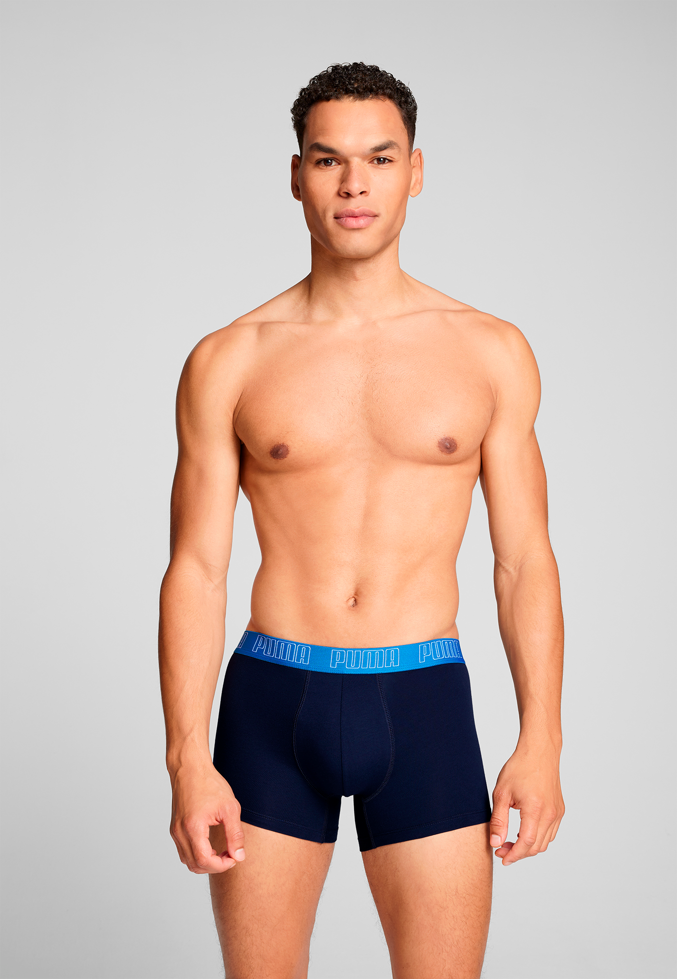 PUMA Trunk »PUMA MEN EVERYDAY TRUNKS 2P« Packung, 2er Pack,  mit kontrastfarbigem Webbund