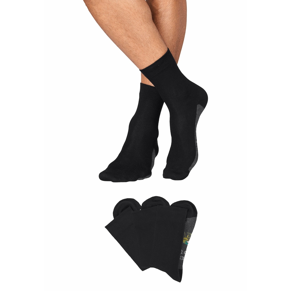 H.I.S Socken, (Packung, 3 Paar), mit Bier Print