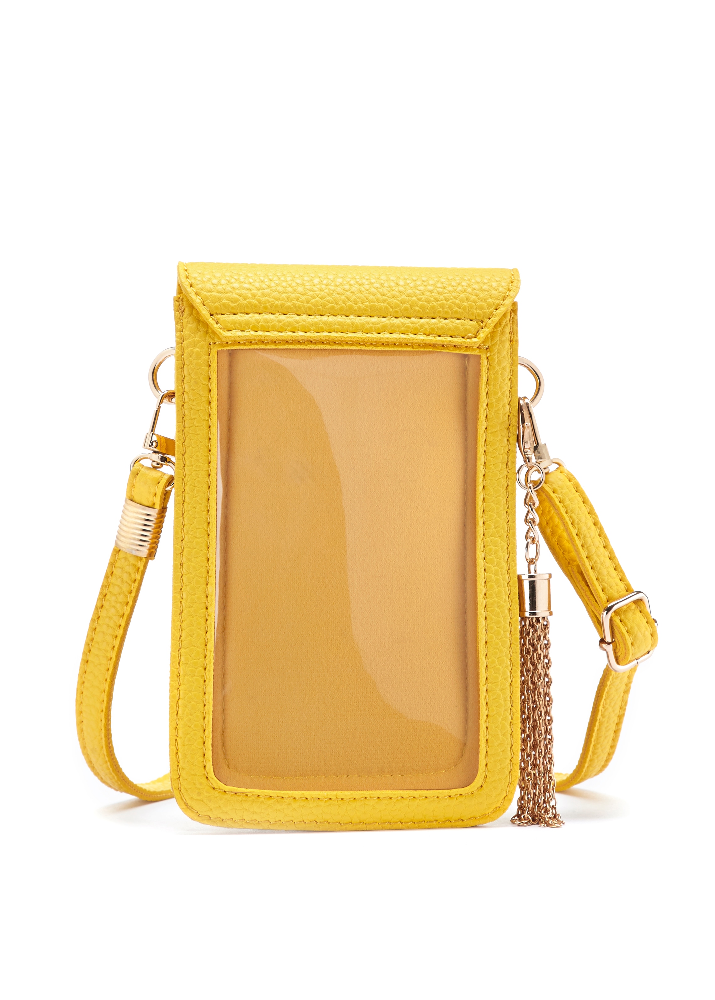 LASCANA Umhängetasche »Handytasche«, mit Sichtfenster, Minibag, Crossbody Bag, VEGAN