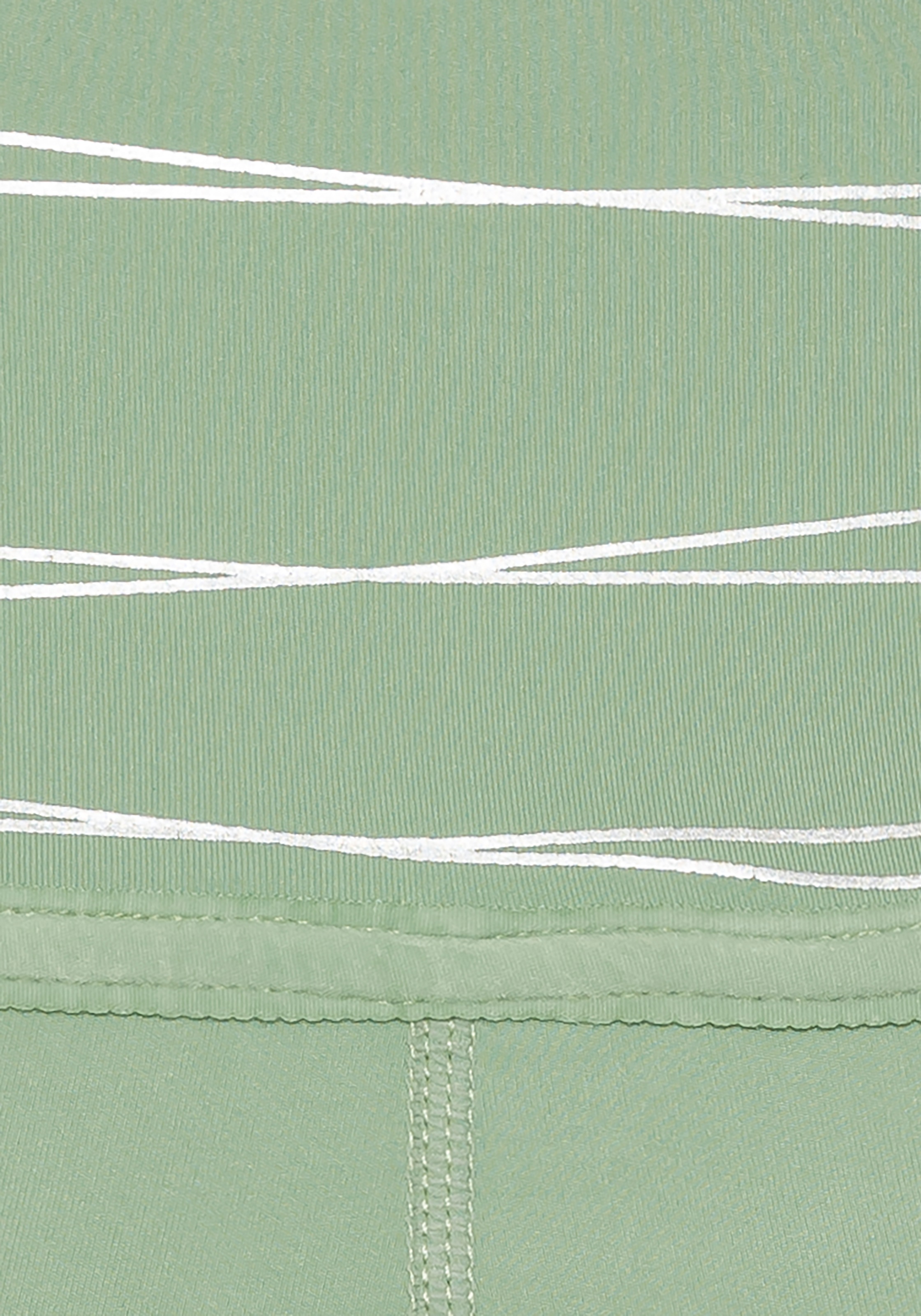 Vivance active Shorts, Sportshorts mit breiten Bündchen und Druck