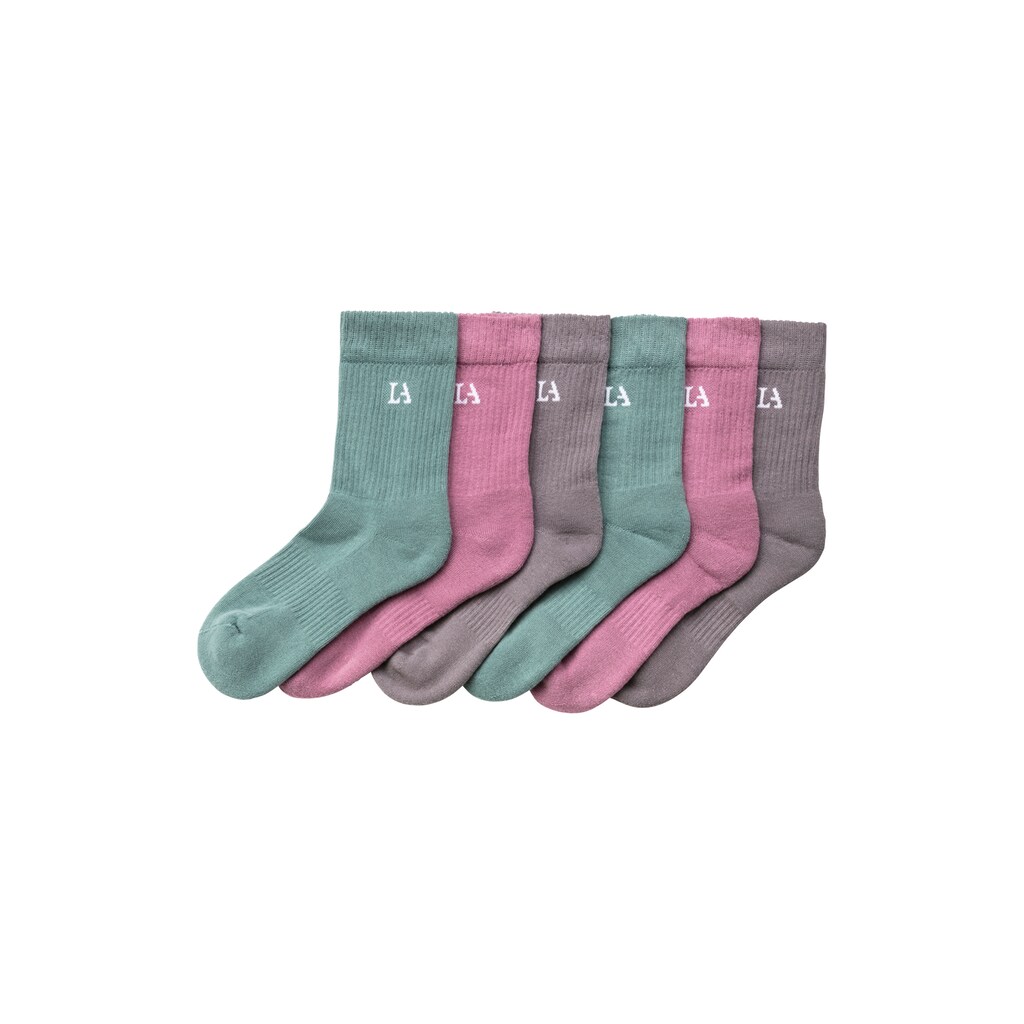 LASCANA ACTIVE Tennissocken, (Packung), mit Frotteé