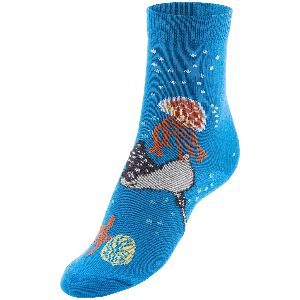 Arizona Socken, (Packung, 5 Paar), mit Meeresmotiven