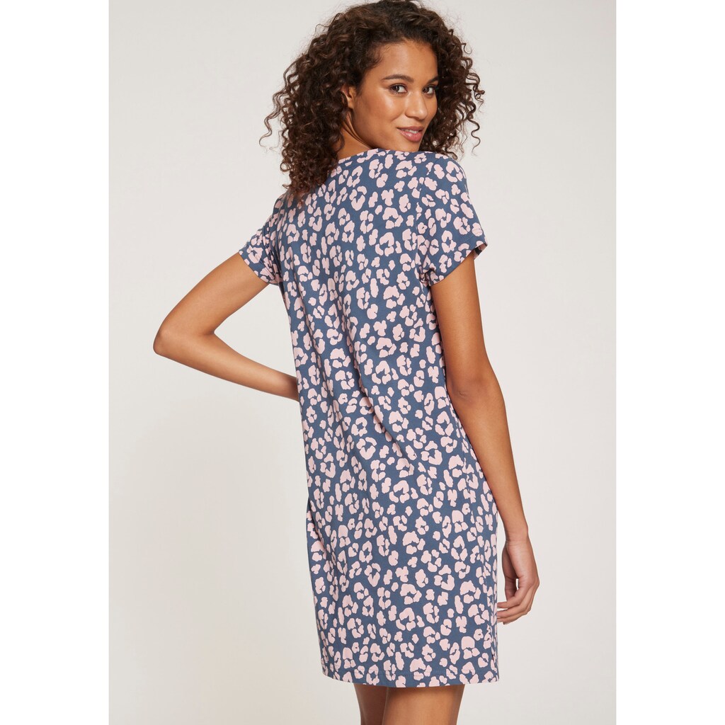 Vivance Dreams Sleepshirt, (2er-Pack), mit Leo-Muster