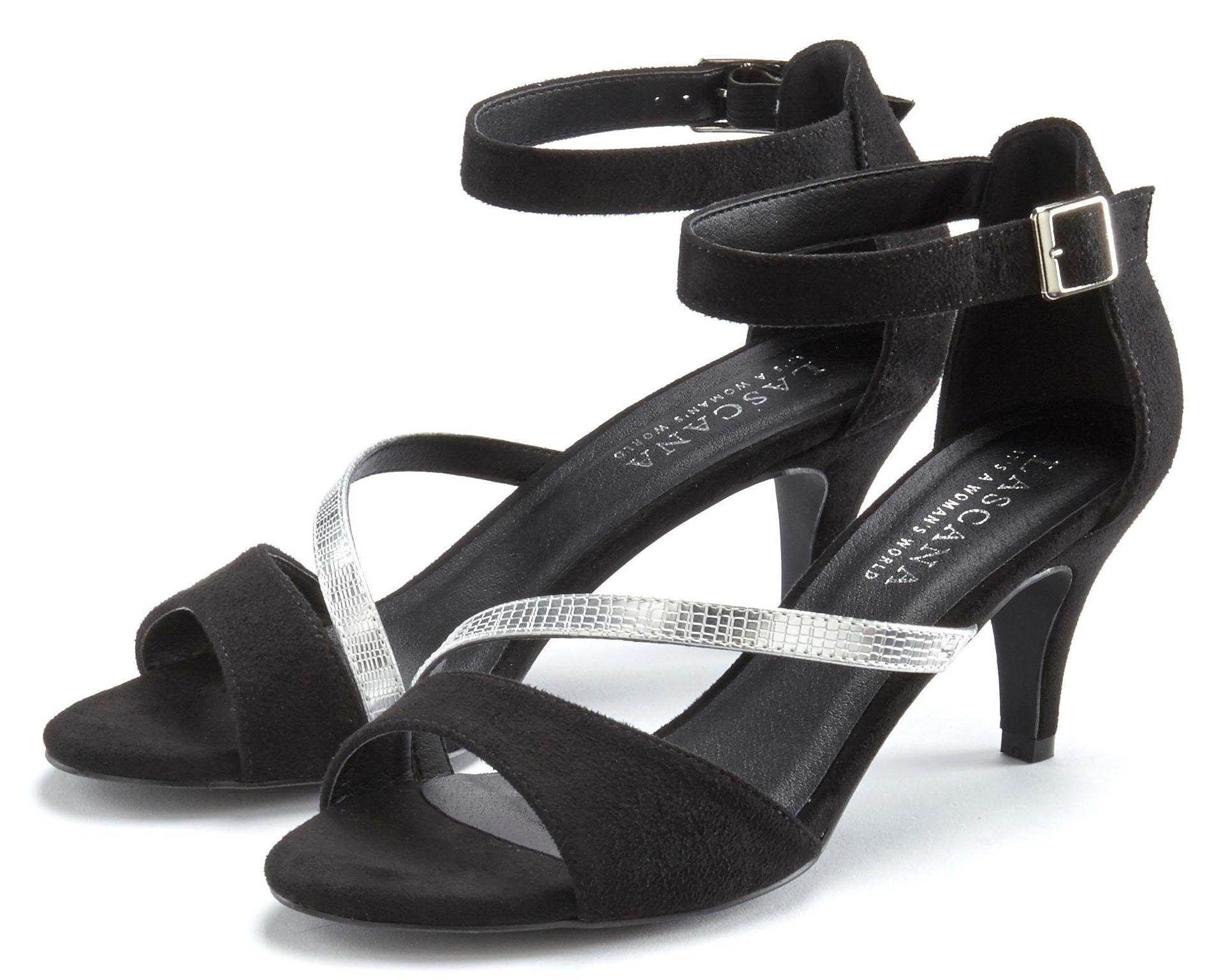 LASCANA Sandalette »Sommerschuh« High-Heel-Sandalette,Riemchensandalette,Sommerschuh mit Riemchen VEGAN