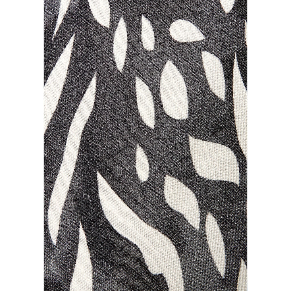LASCANA Palazzohose, aus Viskosejersey, Schlupfhose mit Alloverprint und Taschen
