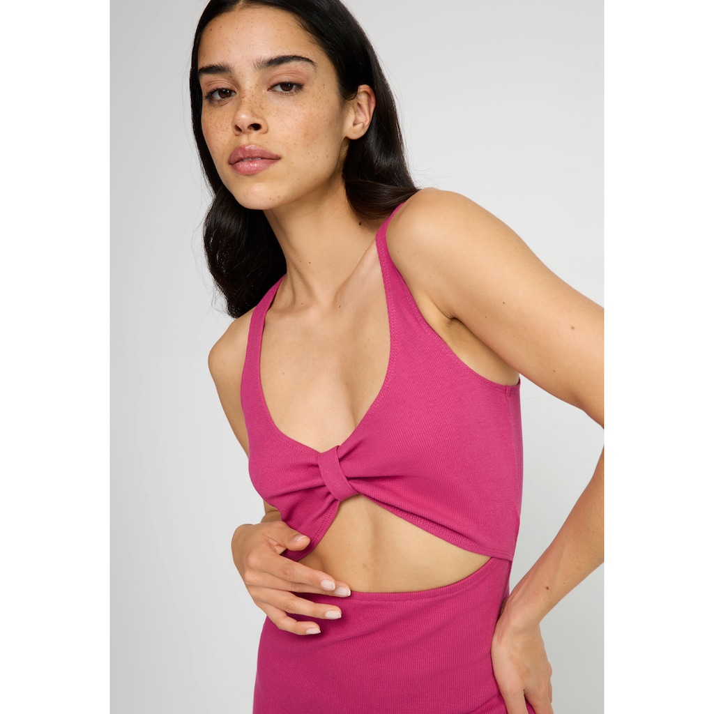 LSCN by LASCANA Midikleid, aus weicher Rippware