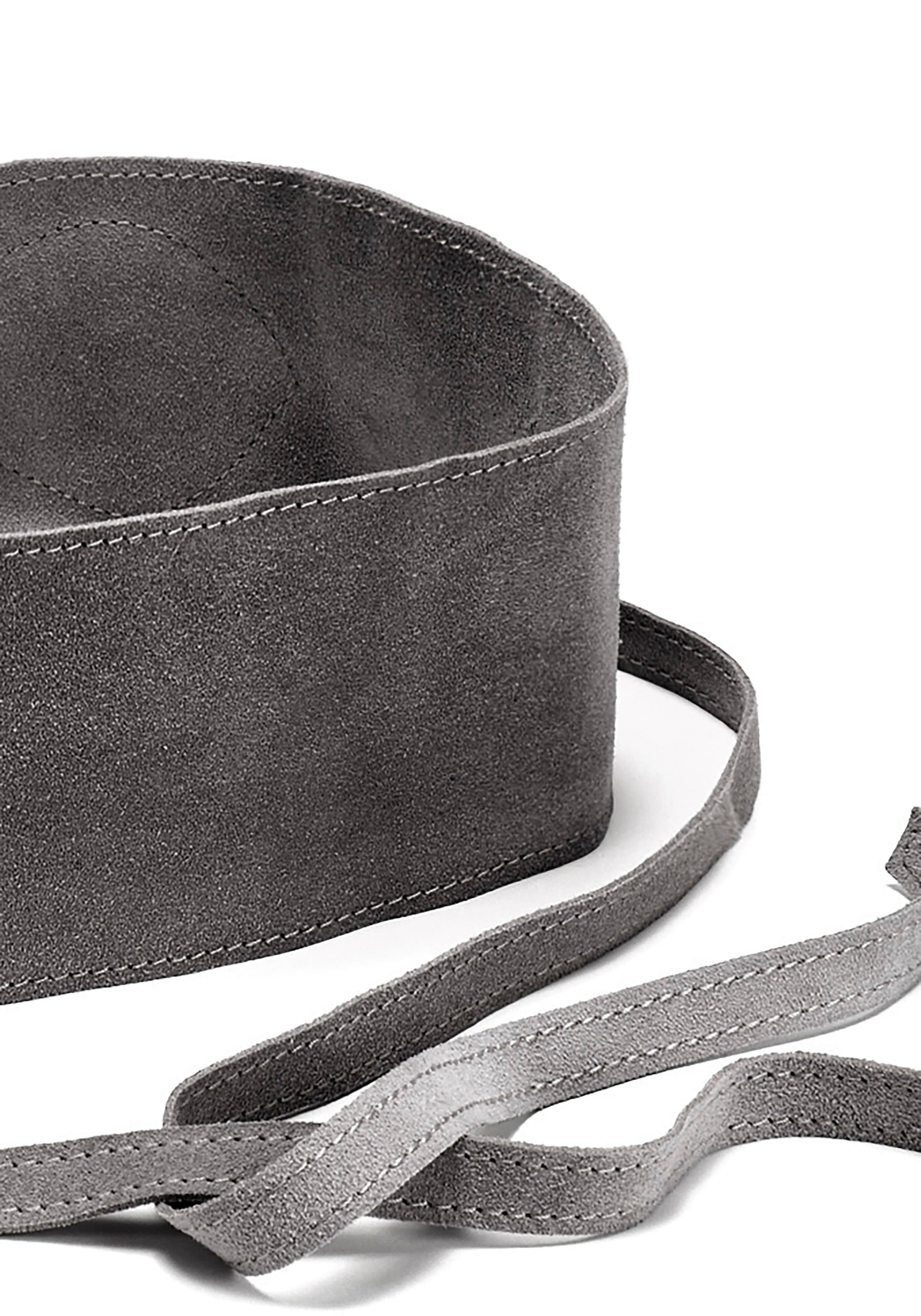 LASCANA Taillengürtel »Bindegürtel« Ledergürtel, Shapingeffekt, für Kleid & Overall, Bauchgürtel