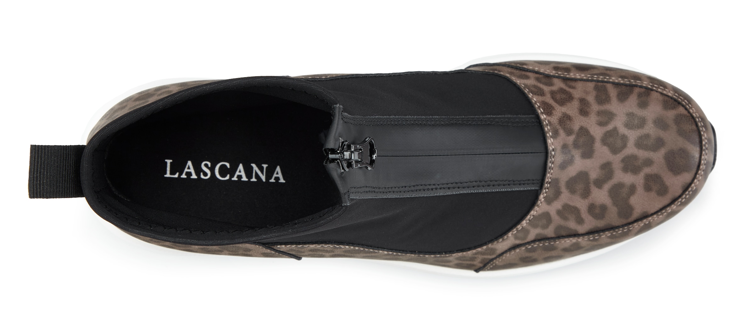 LASCANA Stiefelette »Sneaker, Keilstiefelette, Freizeitschuh«  NEU mit innenliegendem Keilabsatz und Frontreissverschluss VEGAN