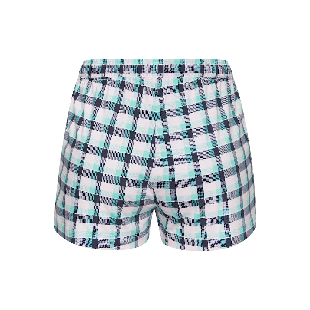 s.Oliver Pyjamashorts, mit schönem Allover-Print