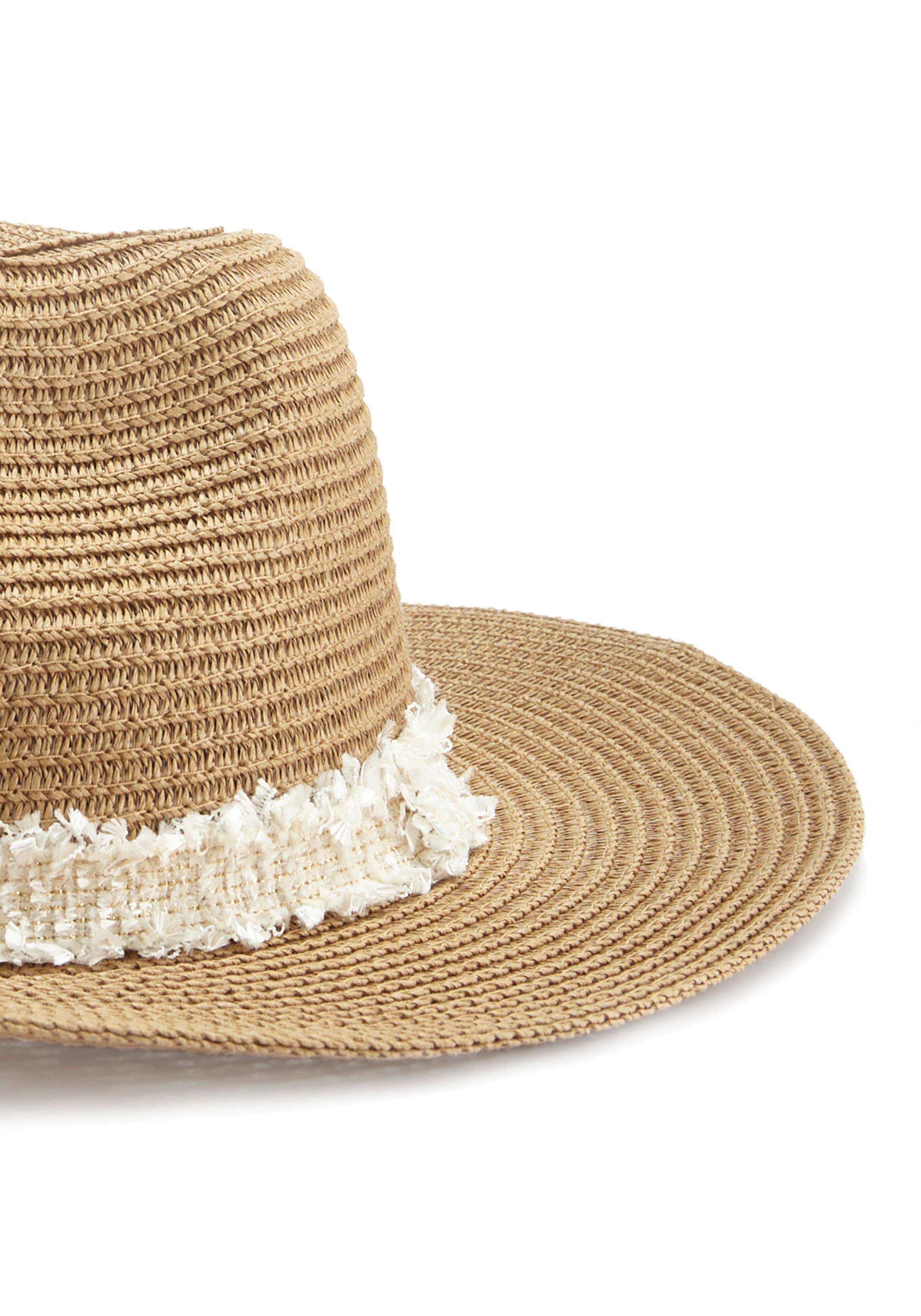 LASCANA Chapeau de paille »Sonnenhut« Hut mit breiter Krempe, Sommerhut, Kopfbedeckung VEGAN