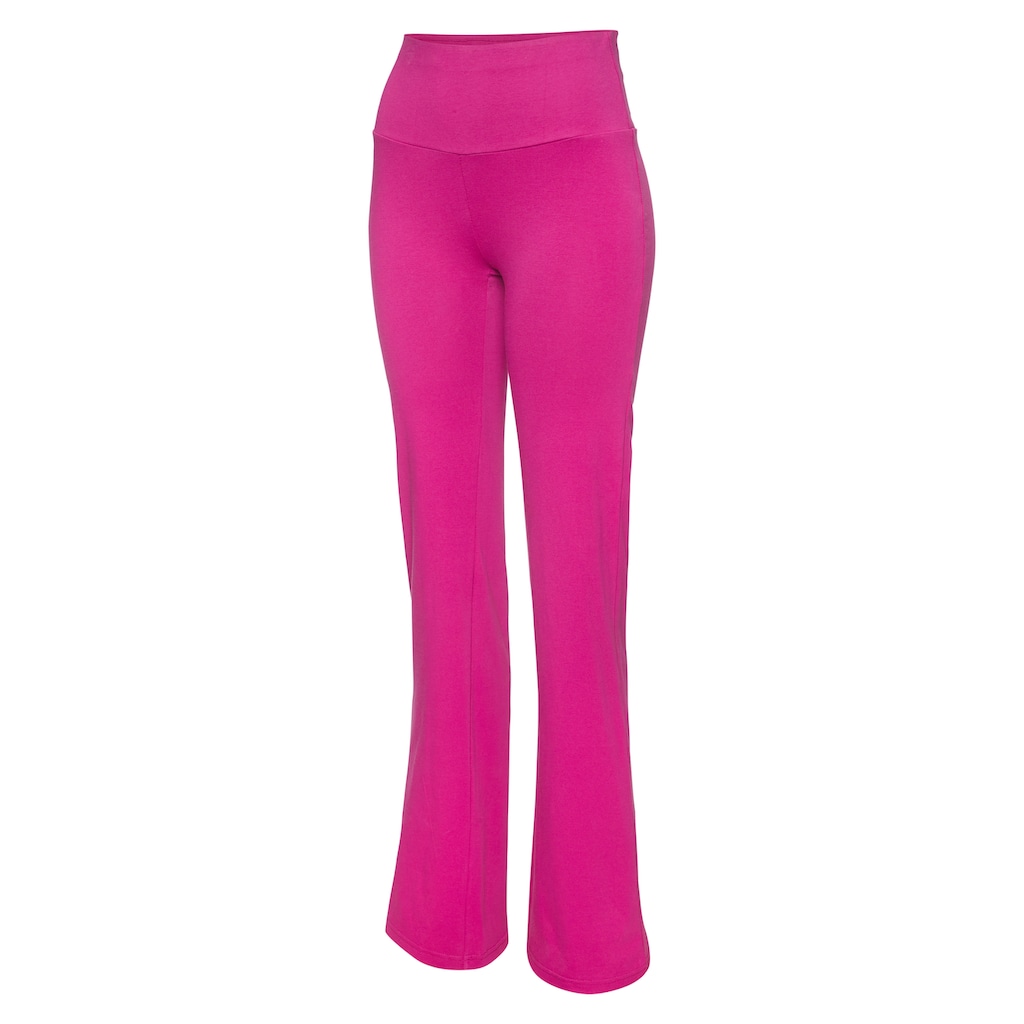 LASCANA ACTIVE Jazzpants, mit breitem Bündchen