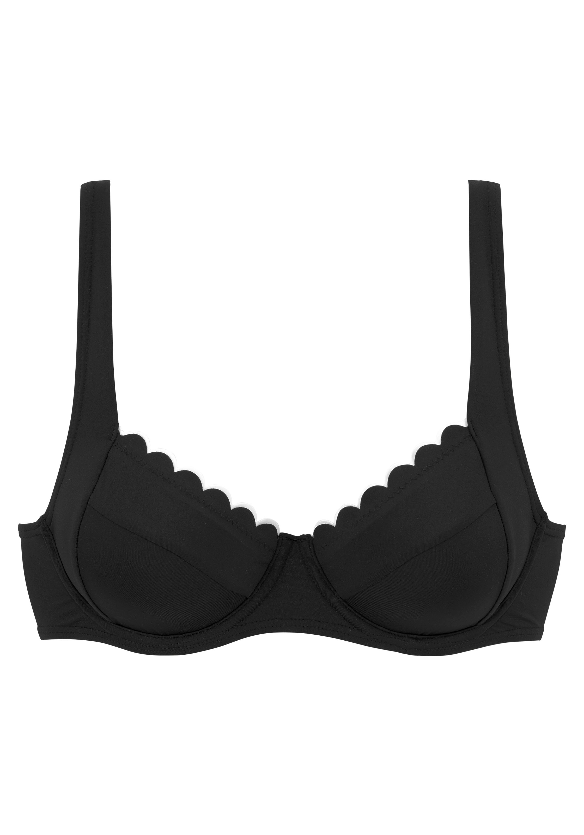 LASCANA Bügel-Bikini-Top »Camilla« mit kontrastfarbenem Detail