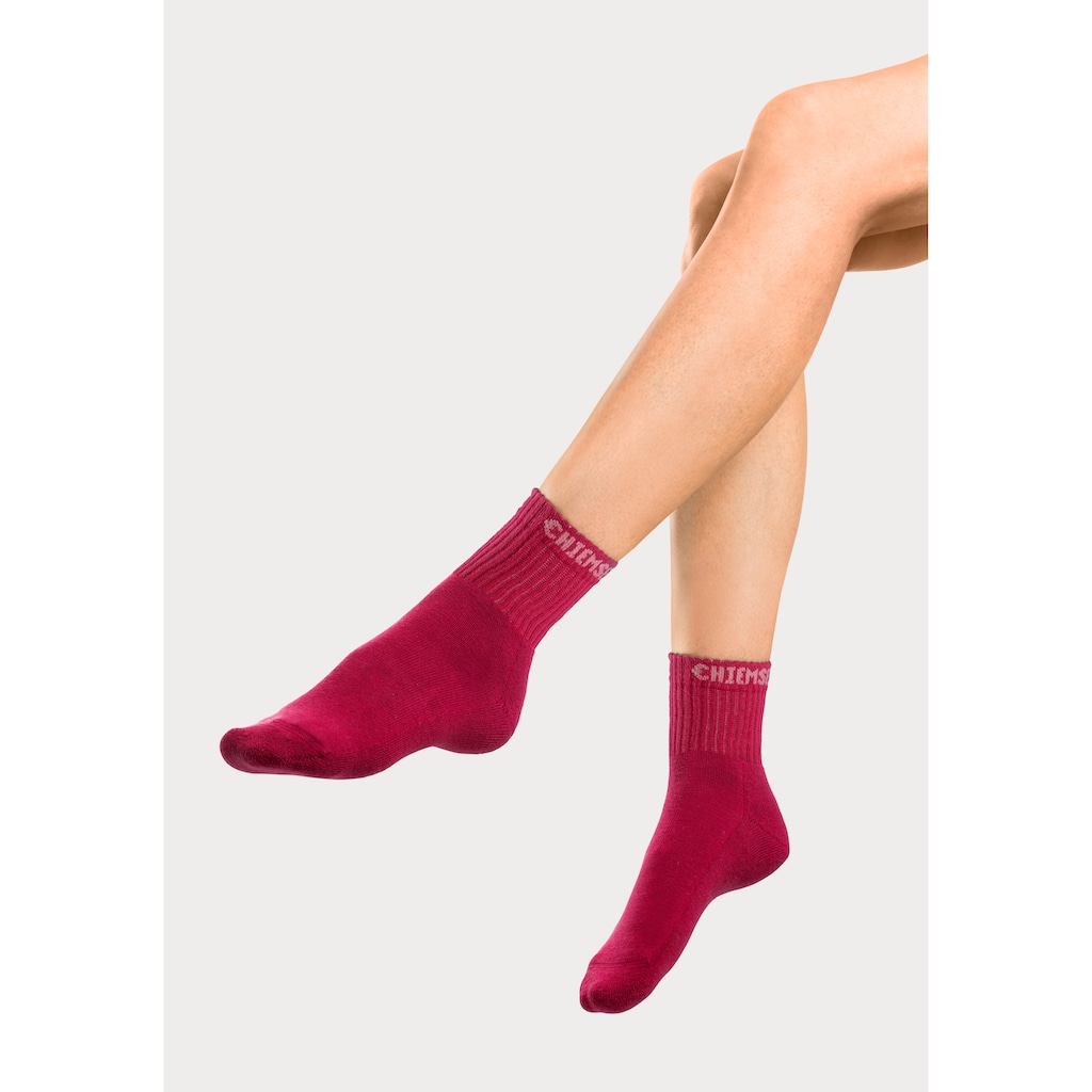Chiemsee Kurzsocken, (Packung, 6 Paar), mit eingestricktem Markennamen