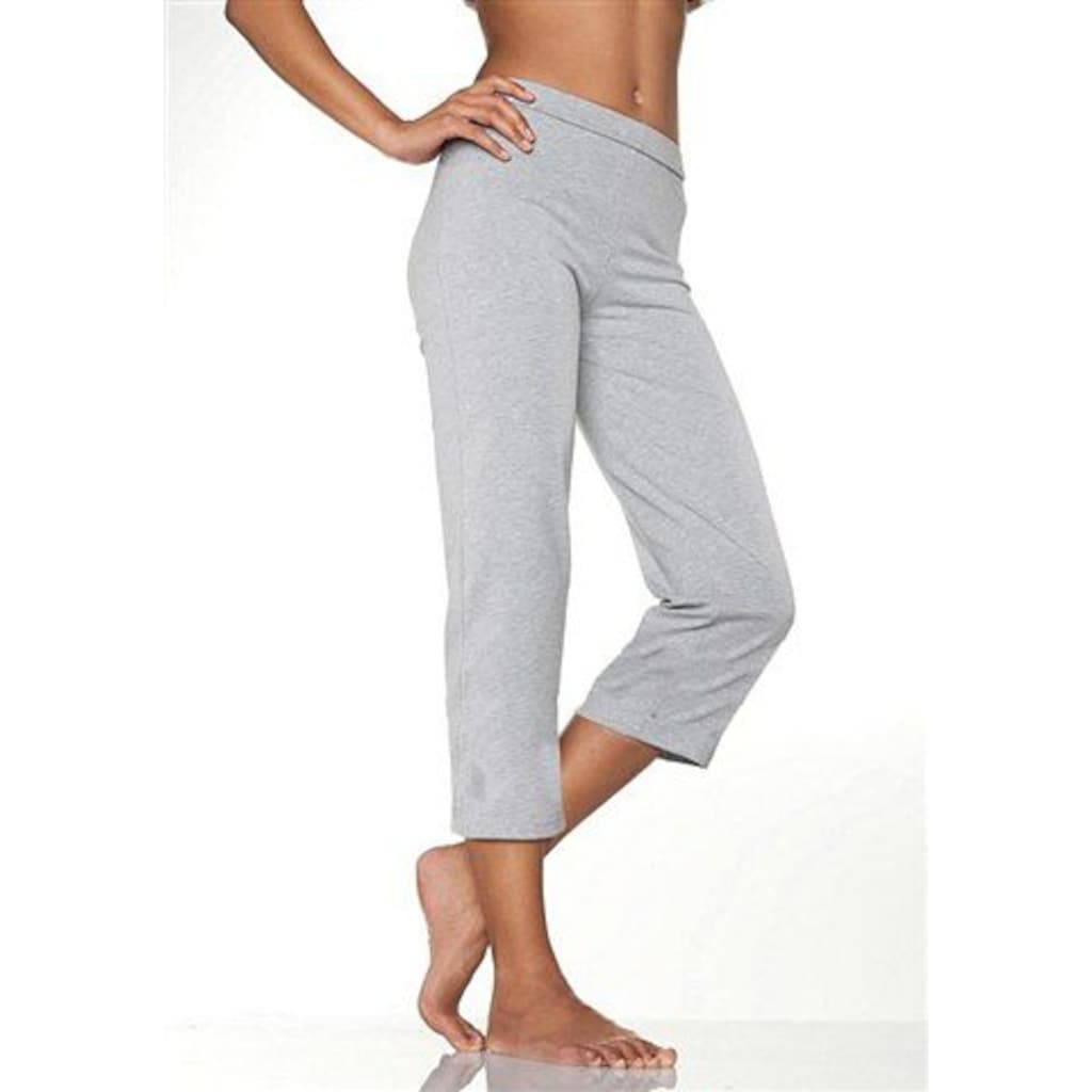Vivance active Caprihose, (2er-Pack), mit Gummibund, Loungewear