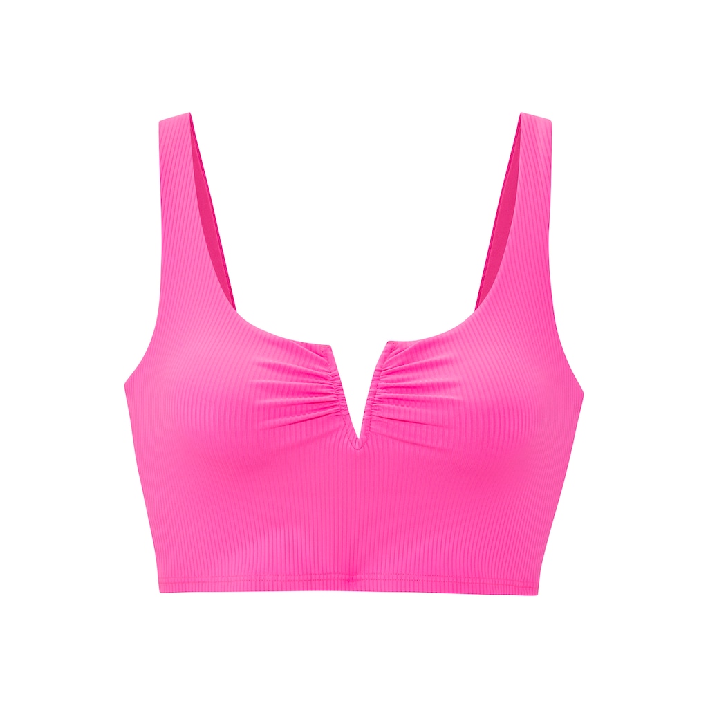 Venice Beach Crop-Bikini-Top »Lucky«, mit V-Bügel Detail vorne