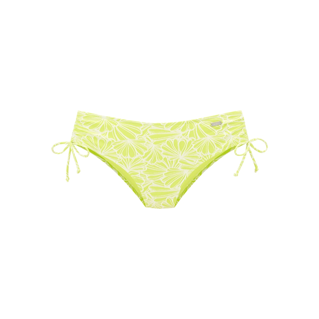 Venice Beach Bikini-Hose »Peony«, in höherer Schnittform und modischer Strukturware