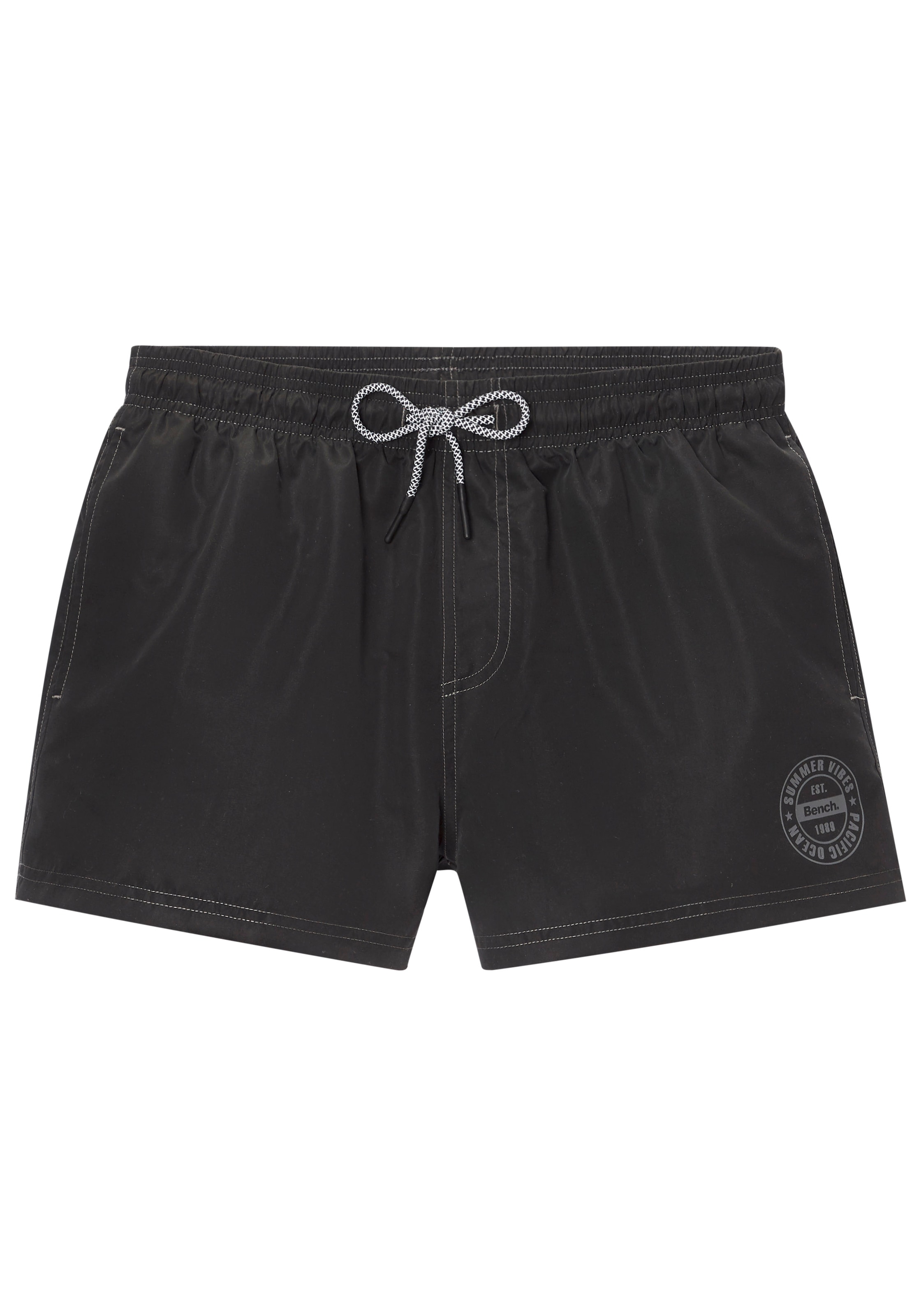 Bench. Short de bain mit Logodruck