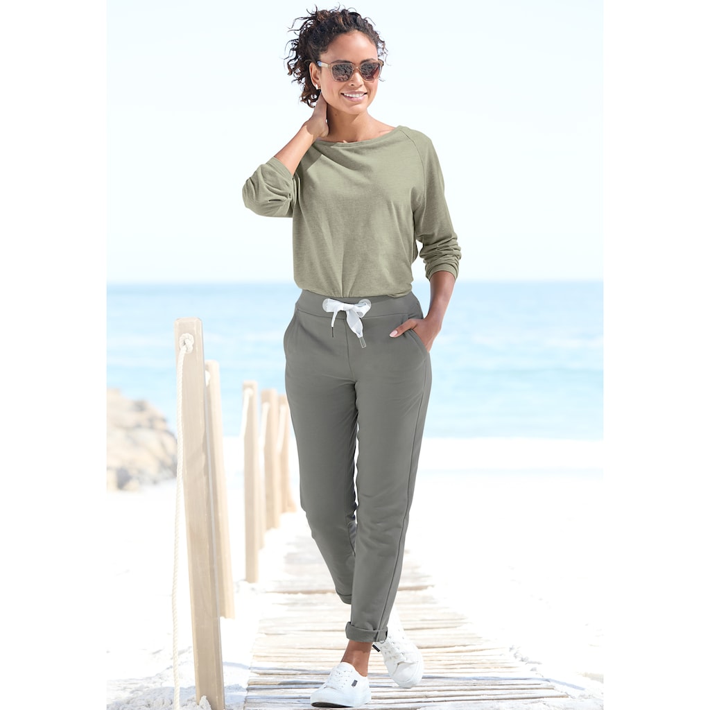Elbsand Sweathose »Brinja«, mit Taschen und breiten Kordeln, Jogginghose, lässige Passform