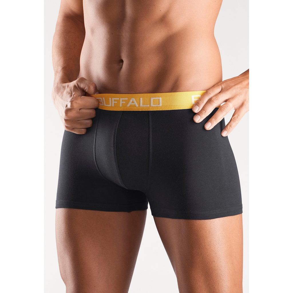 Buffalo Boxer »Boxershorts für Herren«, (Packung, 4 St.), aus Baumwoll-Mix