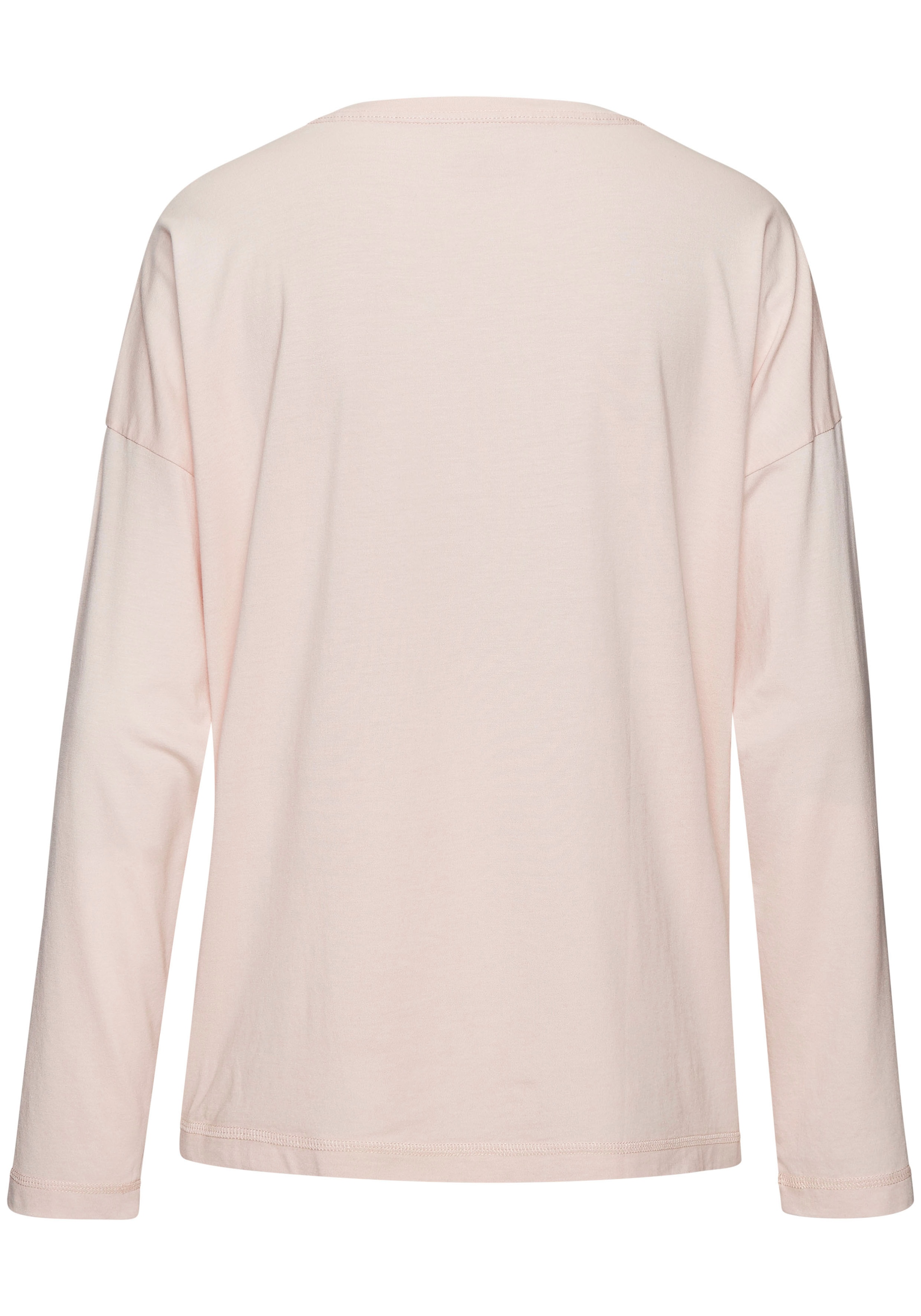 Vivance Dreams Langarmshirt, mit kleinem Brust-Print