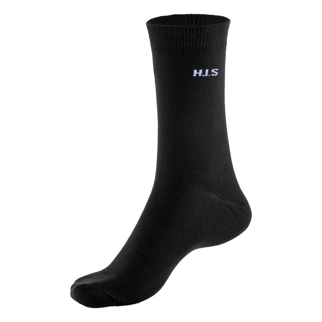 H.I.S Socken, (Packung, 10 Paar), mit farbigem Innenbund