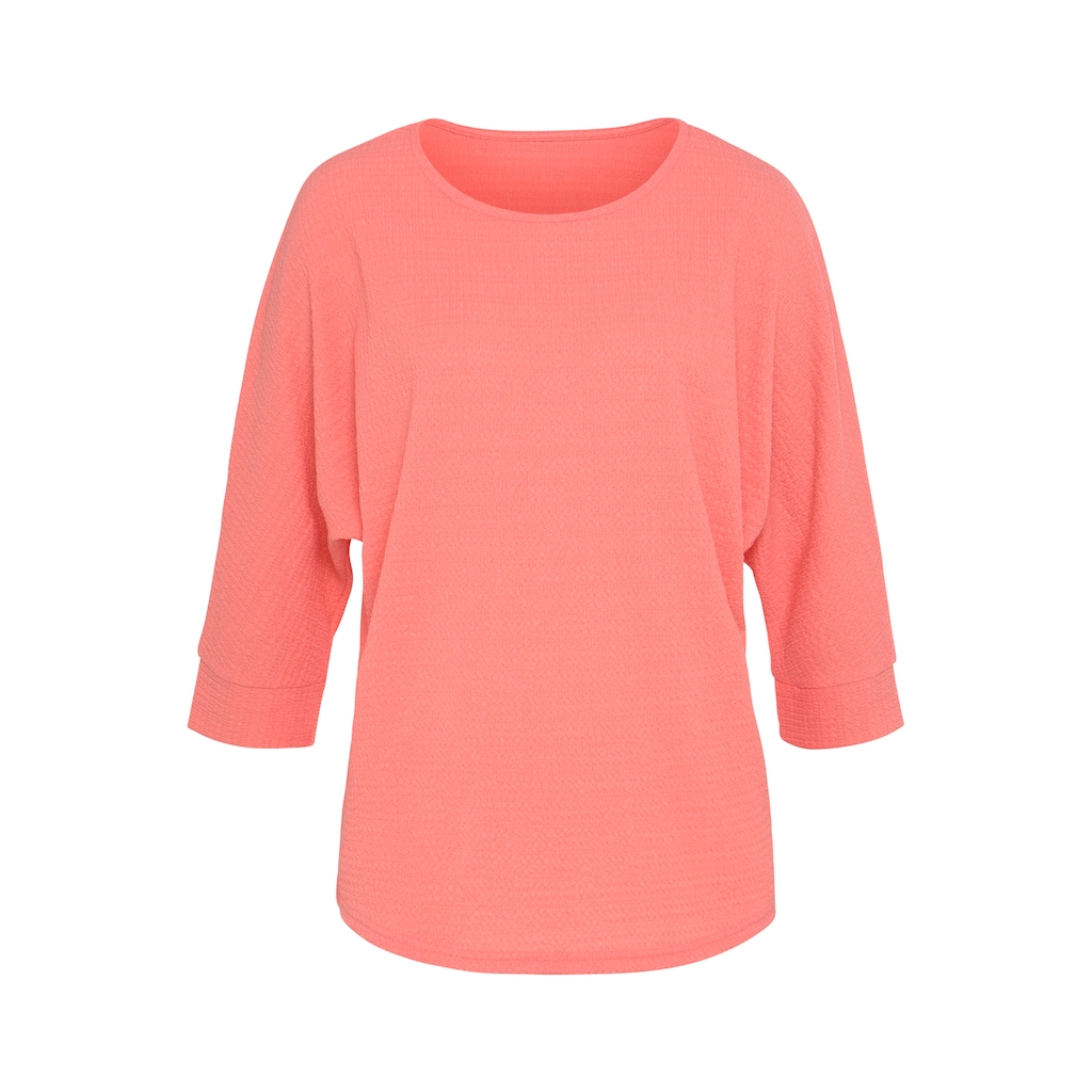 Vivance 3/4-Arm-Shirt »aus bügelfreier Crêpe-Qualität«