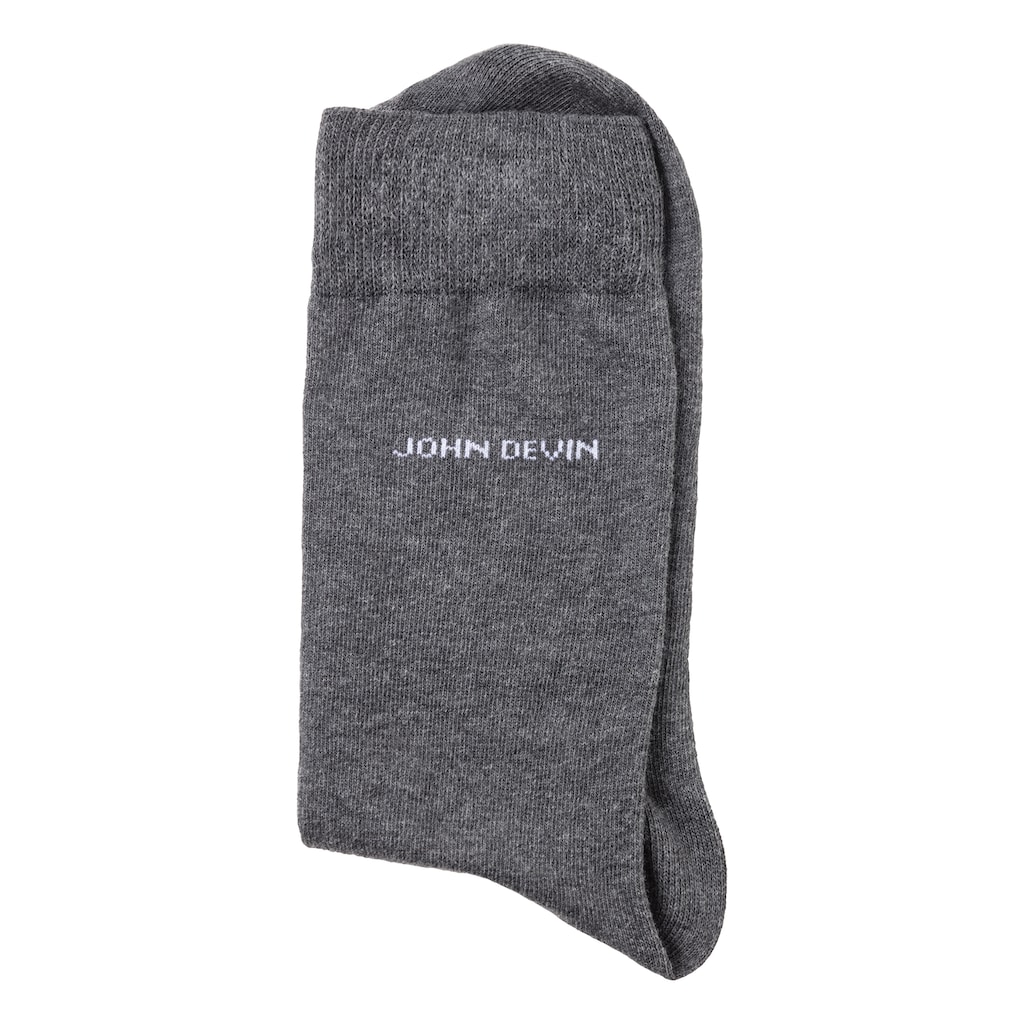 John Devin Basicsocken, (Packung, 7 Paar), für jeden Tag