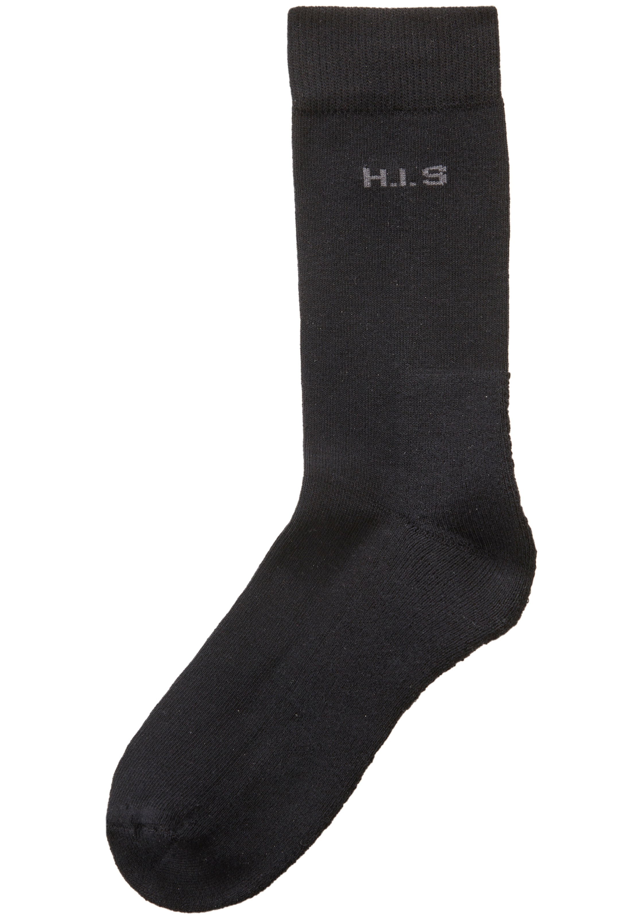 H.I.S Chaussettes basiques »Für Job und Freizeit« Paquet, 6 Couple tlg. avec semelle en éponge douce