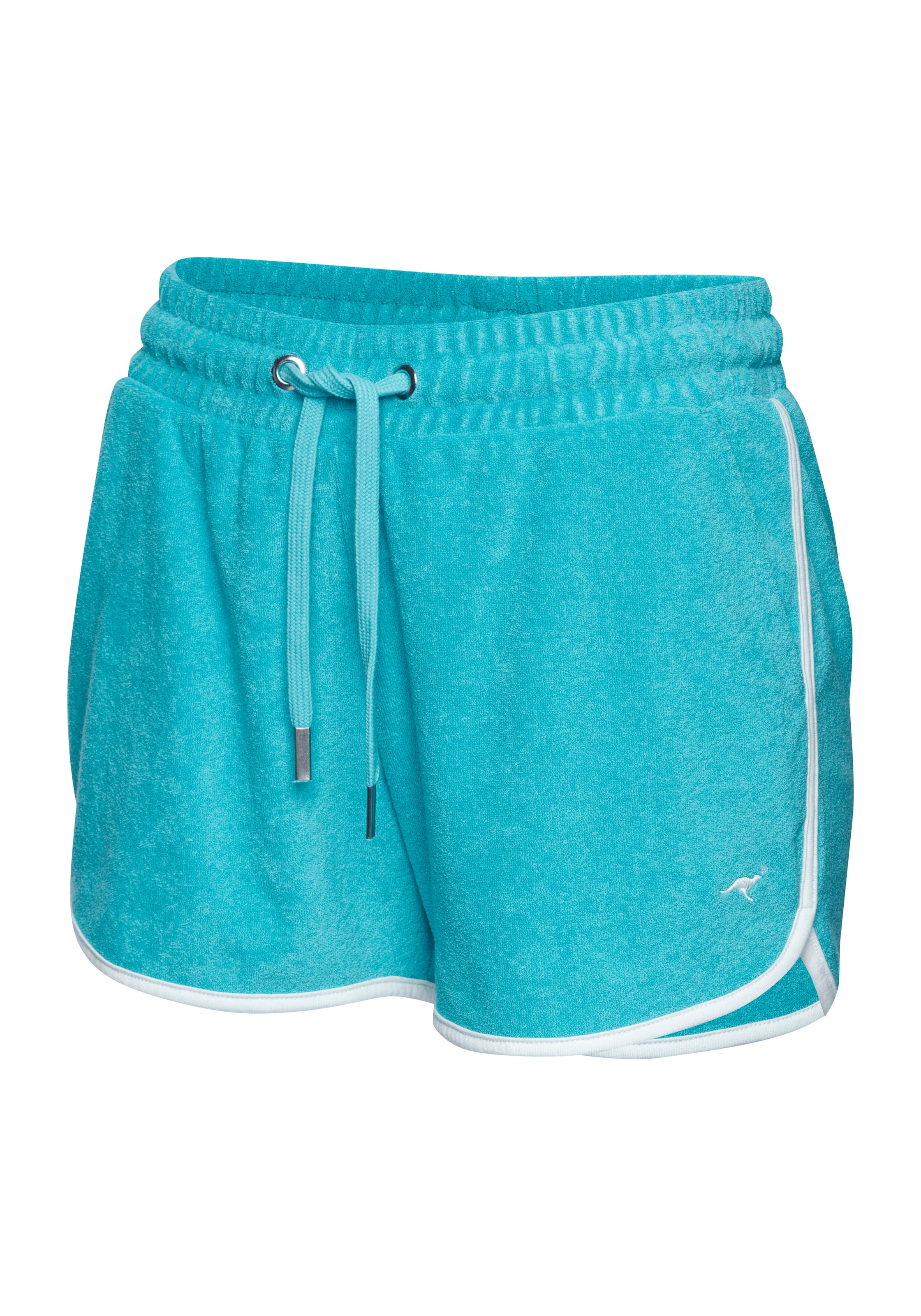 KangaROOS Relaxshorts  mit sportlichem Seitenstreifen und weichem Frottee Material