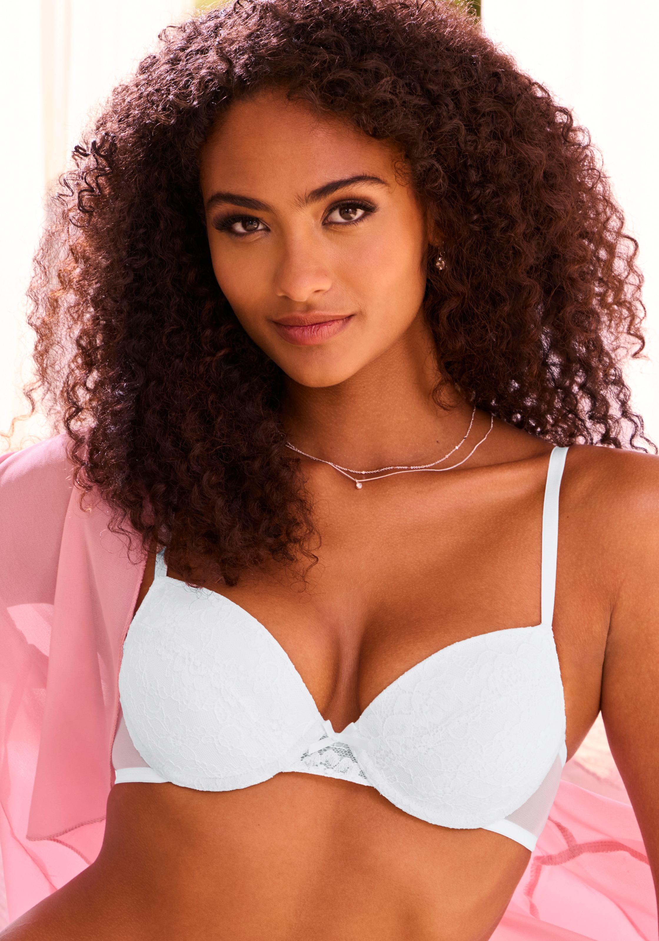 petite fleur Soutien-gorge push-up Packung, 3 mit Bügel & herausnehmbaren Push-up-Kissen