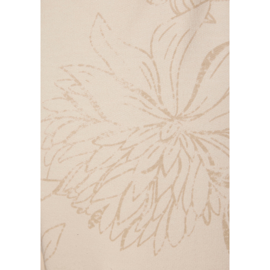 LASCANA Loungehose, mit floralem Alloverdruck, Loungewear