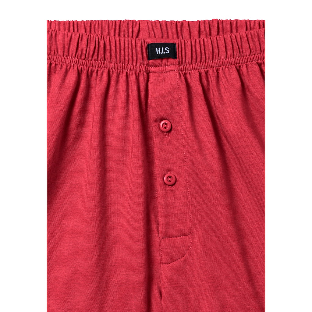 H.I.S Weiter Boxer »Herren Boxer«, (Packung, 5 St.), weite Passform, Komfortbund, aus Baumwoll-Stretch