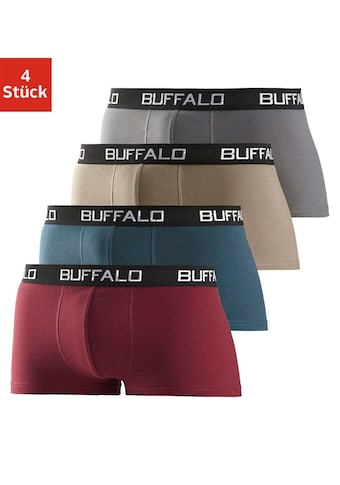 Buffalo Boxershorts, (Packung, 4 St.)