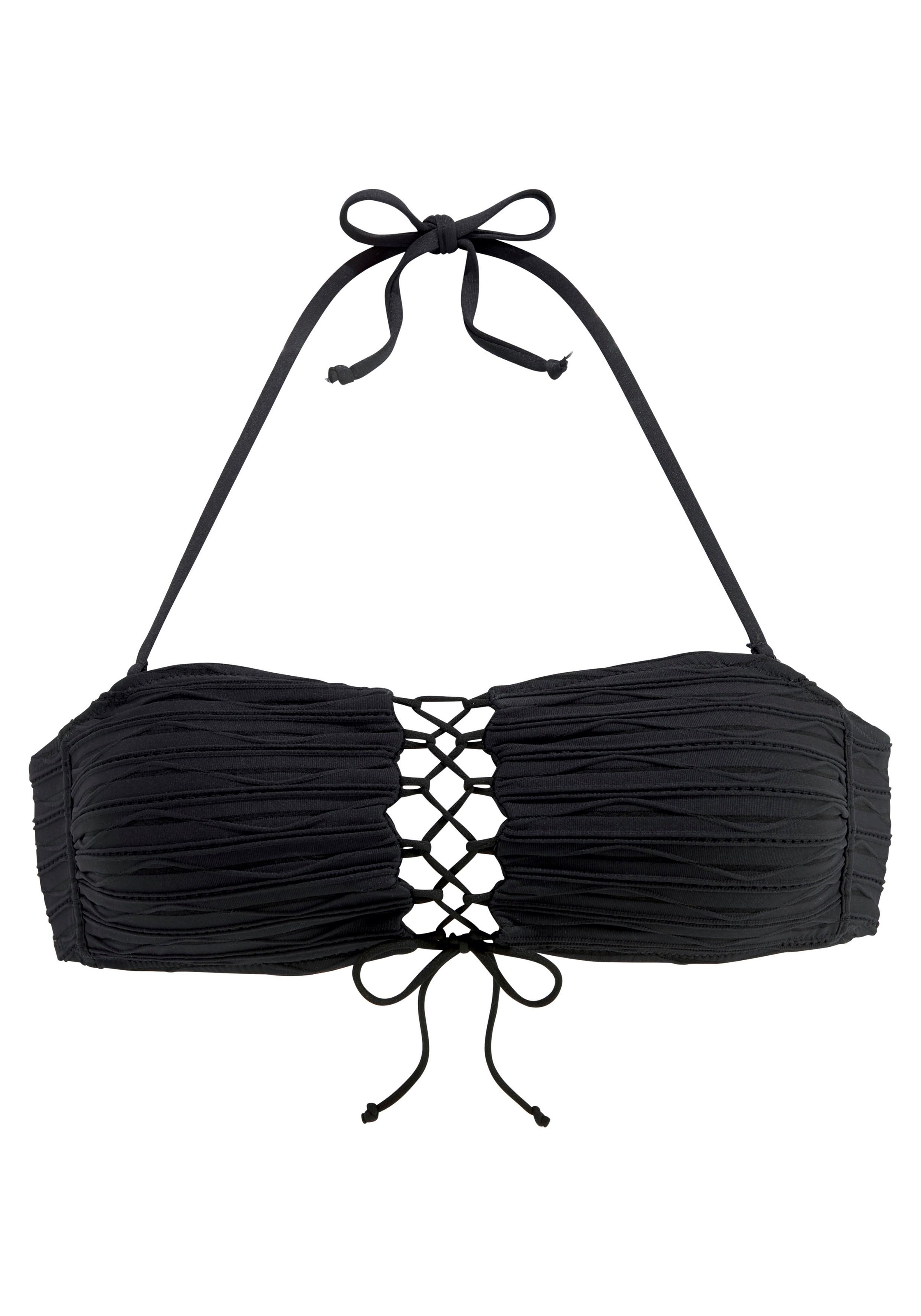 Image of LASCANA Bandeau-Bikini-Top, aus eleganter Strukturware