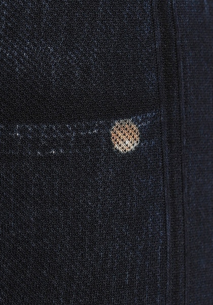 Buffalo Jeansleggings, in Denim-Look mit bunten Umschlagbündchen