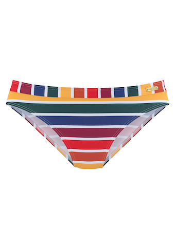 LASCANA Bikini-Hose »Rainbow Collection«, mit bunten Streifen