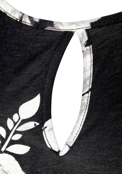 LASCANA 3/4-Arm-Shirt, mit Trompetenärmeln und Cut-Outs, Blumenprint,  Blusenshirt » LASCANA | Bademode, Unterwäsche & Lingerie online kaufen