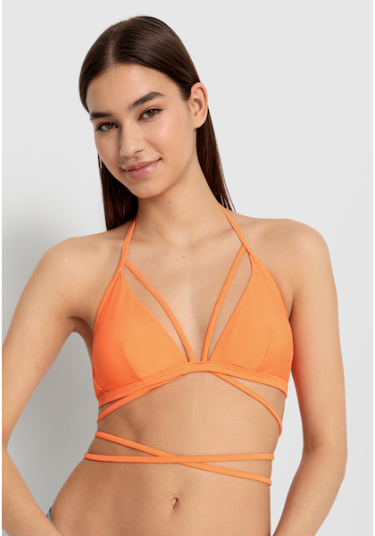 LSCN by LASCANA Triangel-Bikini-Top »Gina«, mit langem Bindeband » LASCANA  | Bademode, Unterwäsche & Lingerie online kaufen